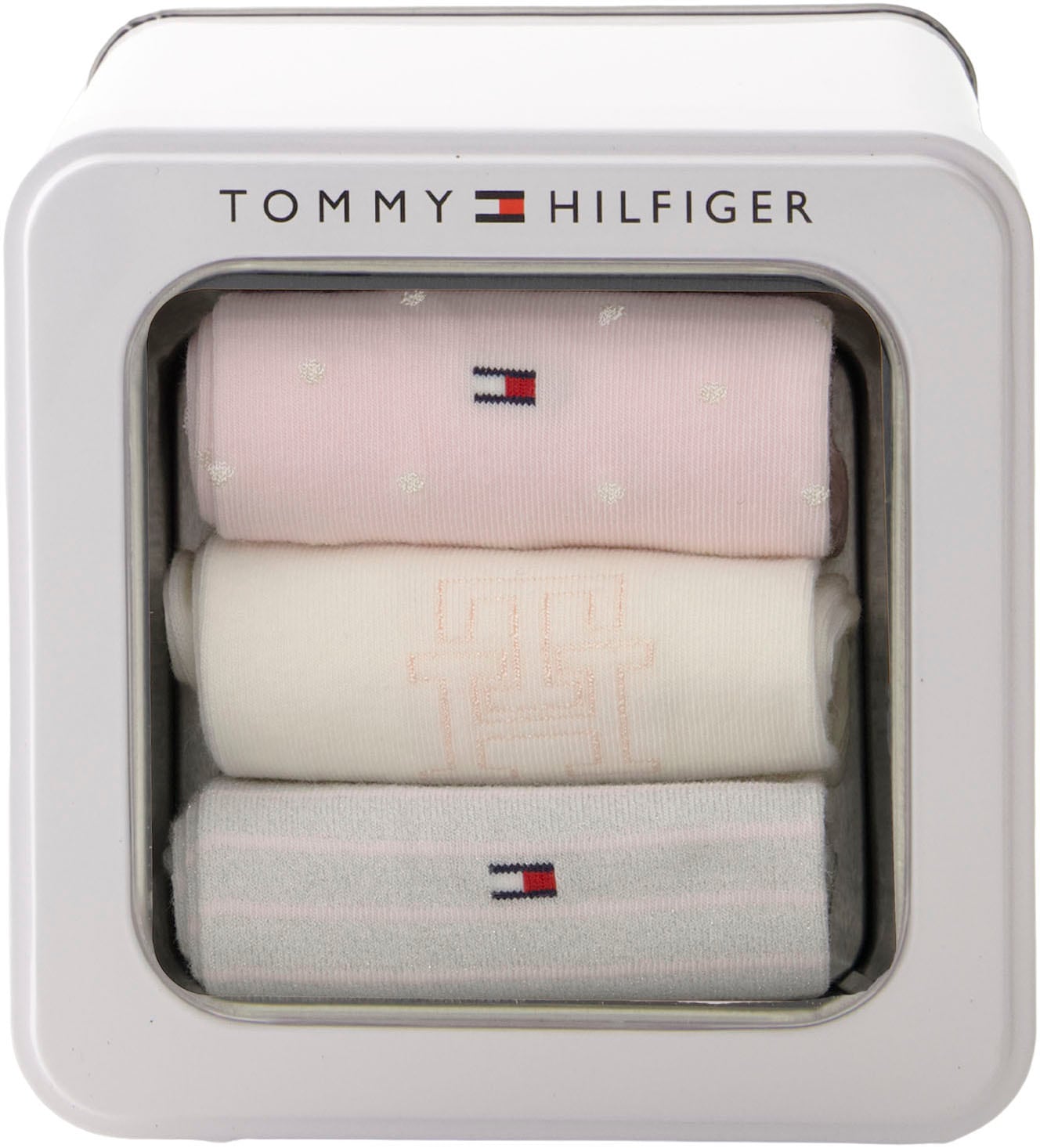 Tommy Hilfiger Socken »TH WOMEN SOCK 3P GIFTBOX« 3er Pack, 3 Paar tlg.