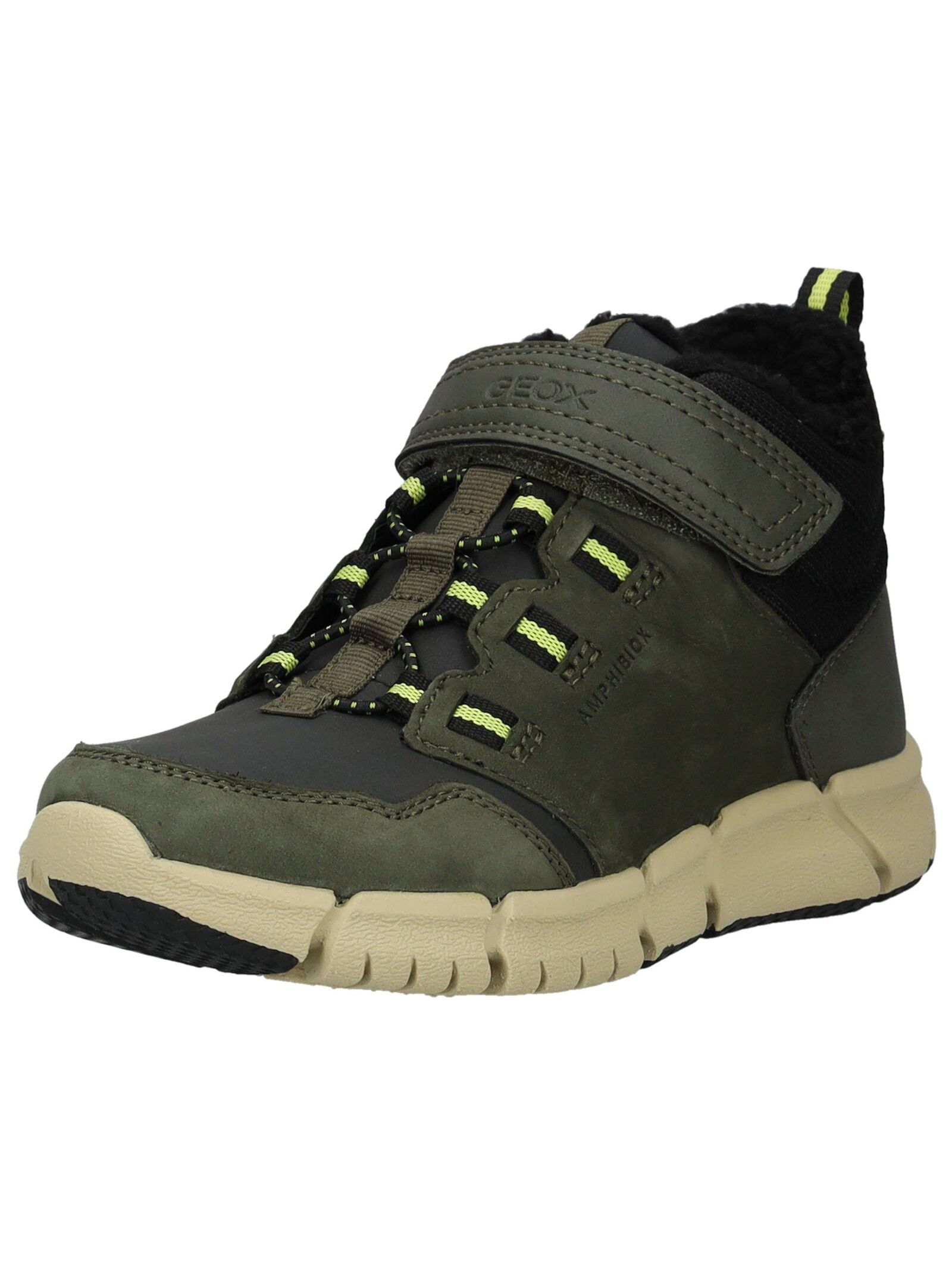 Geox Schnürstiefelette "Geox Stiefelette Leder/Synthetik"