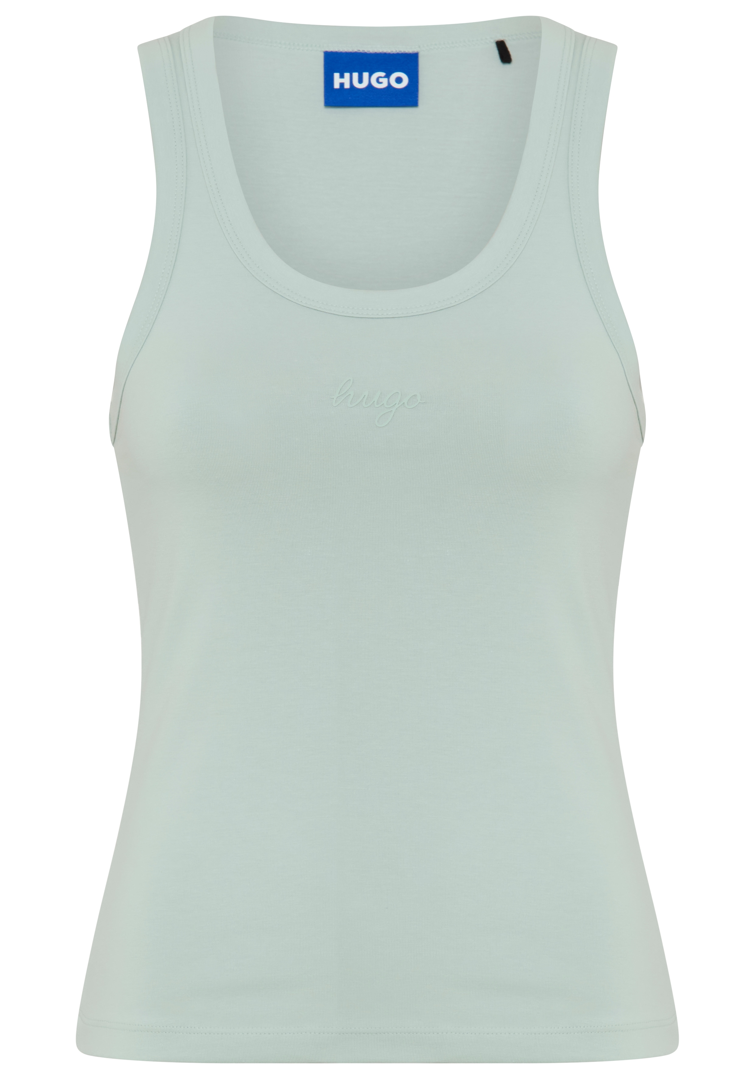 HUGO Tanktop "Damatank" aus Stretch-Baumwolle, Extra Slim Fit
