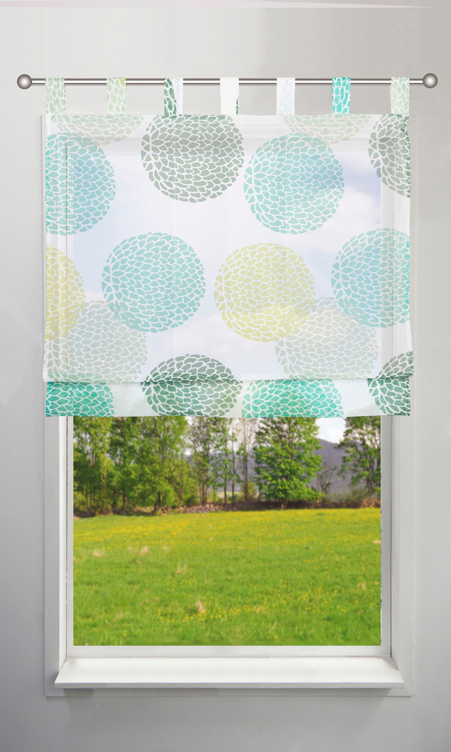 home | Voile, Polyester Transparent, BAUR Raffrollo my »Belem«, mit Schlaufen,