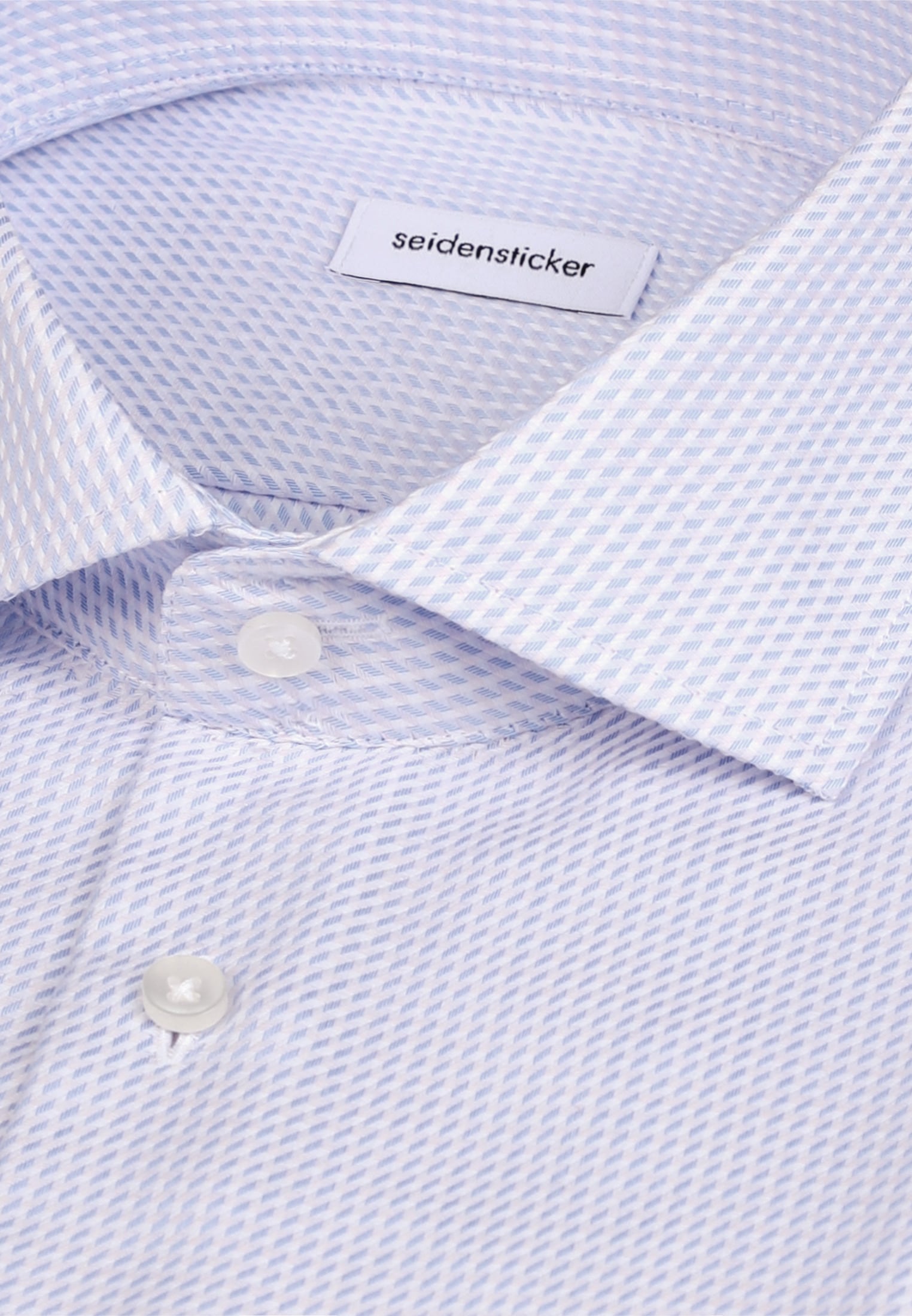 seidensticker Businesshemd »Schwarze Rose« Slim 1/1 Kentkragen Struktur