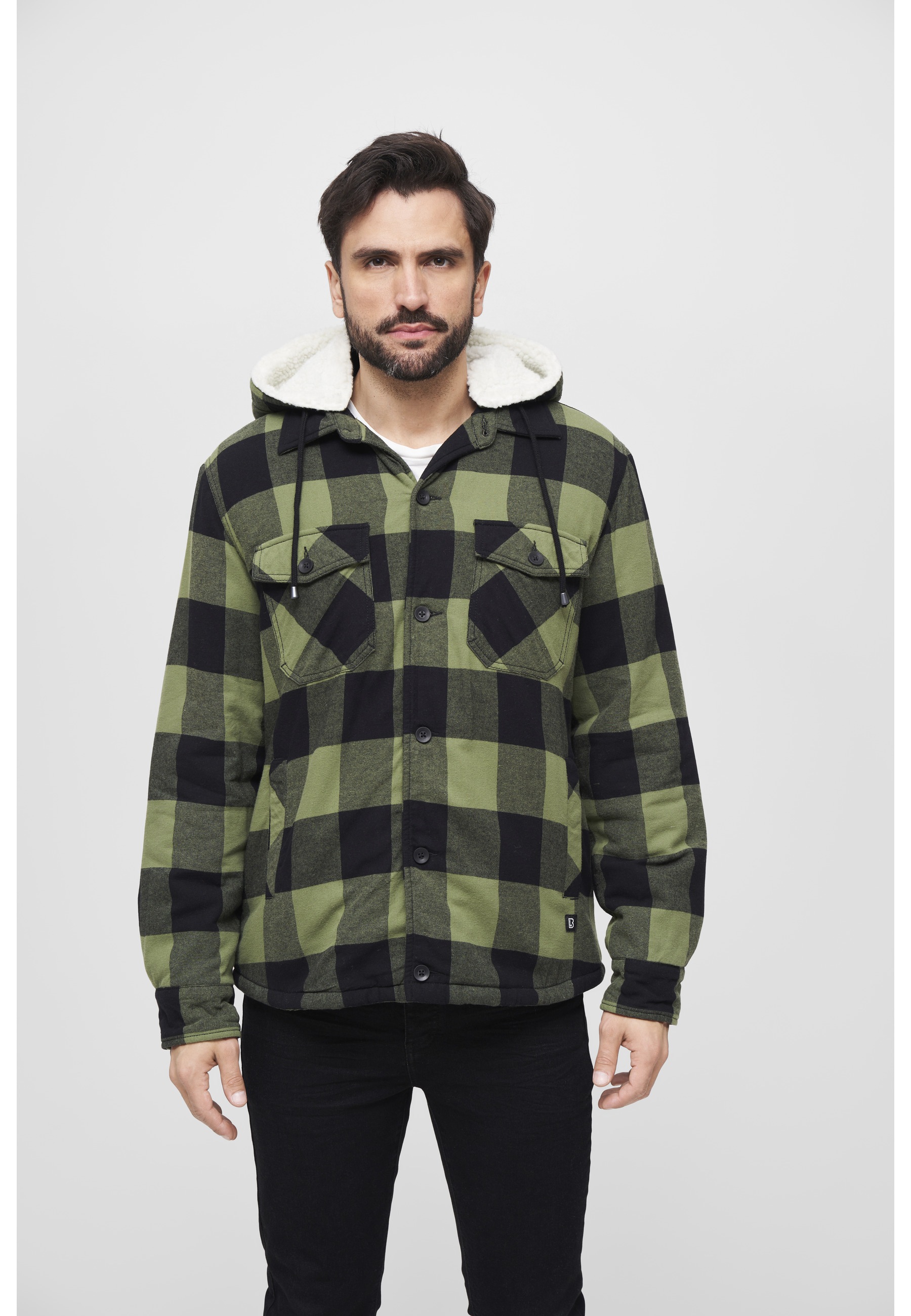 Brandit Anorak »Brandit Herren Lumberjacket Hooded« 1 Stk. tlg. mit Kapuze