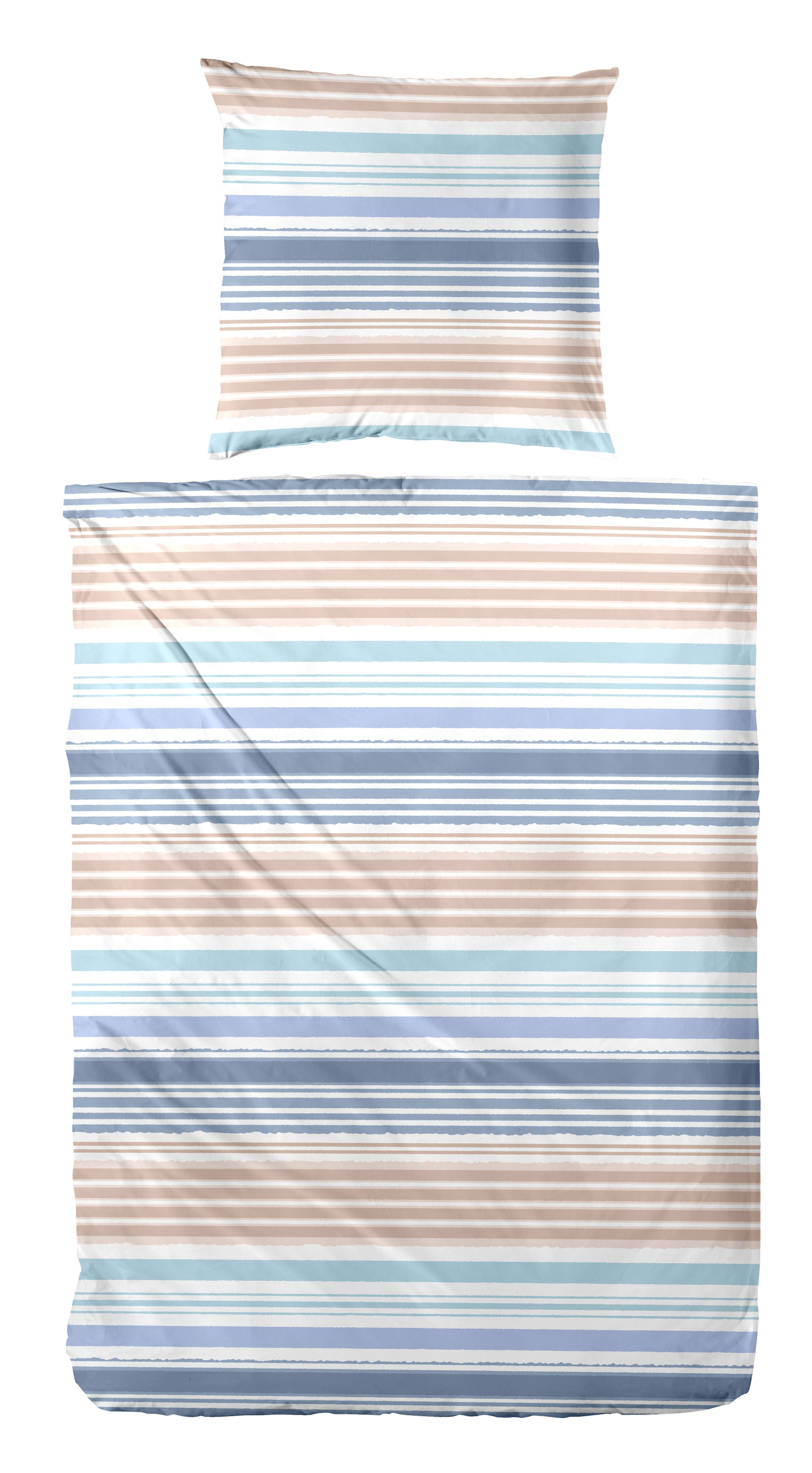 Primera Bettwäsche "Renforce-Bettwäsche Fresh stripe" 2 Stk. mit Streifen