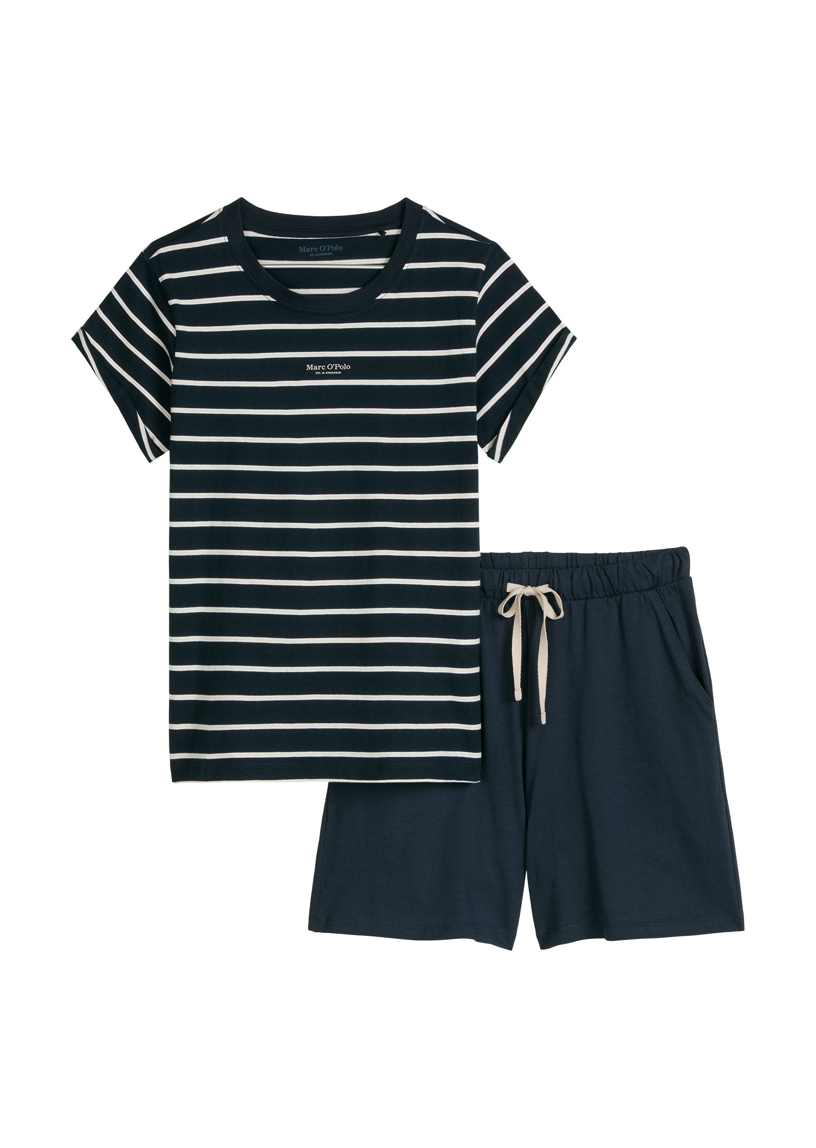 Marc OPolo Shorty "Mix N Match Cotton Pyjama Set Short" 2tlg., 2 tlg. mit S günstig online kaufen
