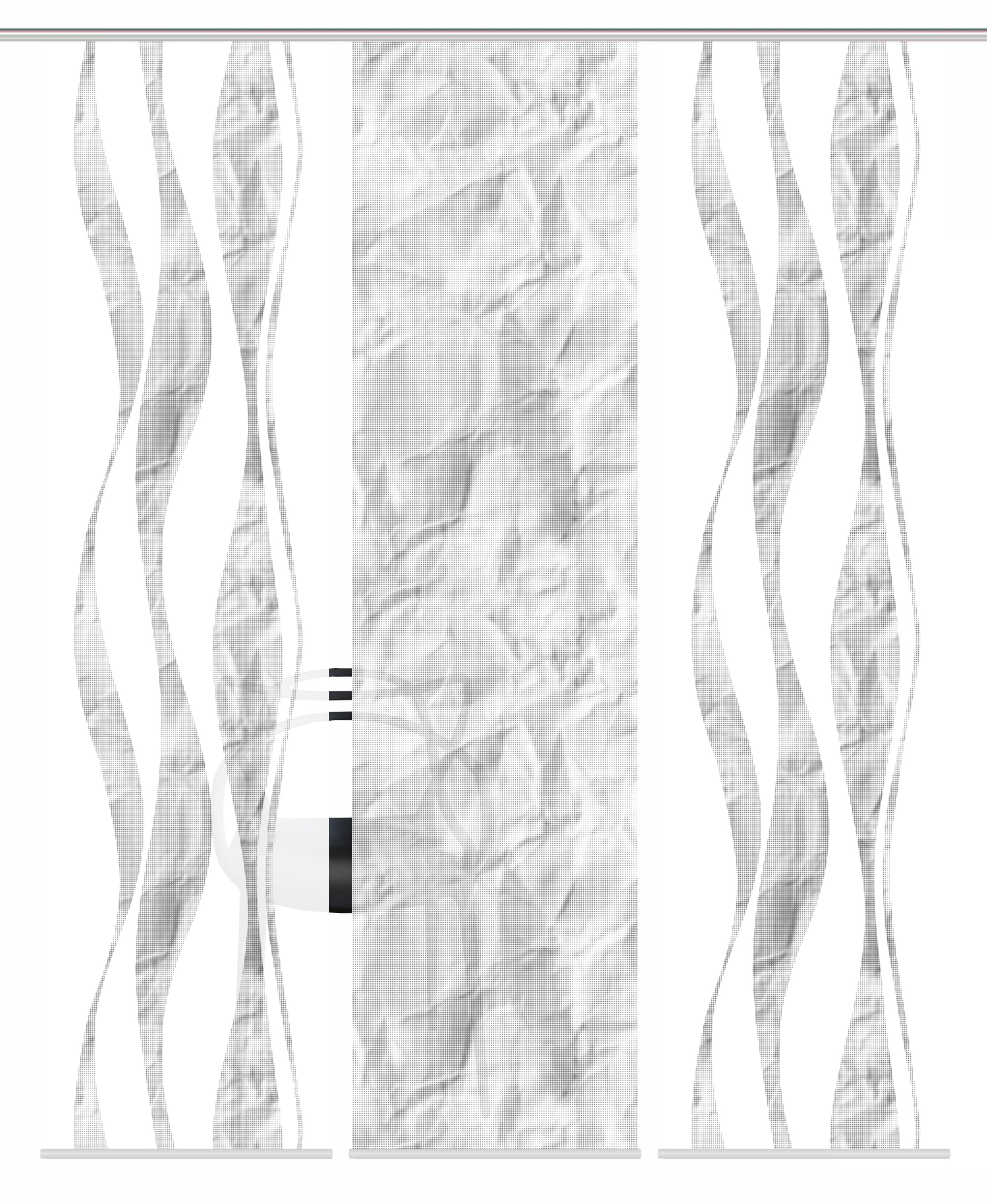 HOME WOHNIDEEN Schiebegardine "SOEREN" Paneelwagen 3 Stk. tlg. SCHIEBEVORHA günstig online kaufen