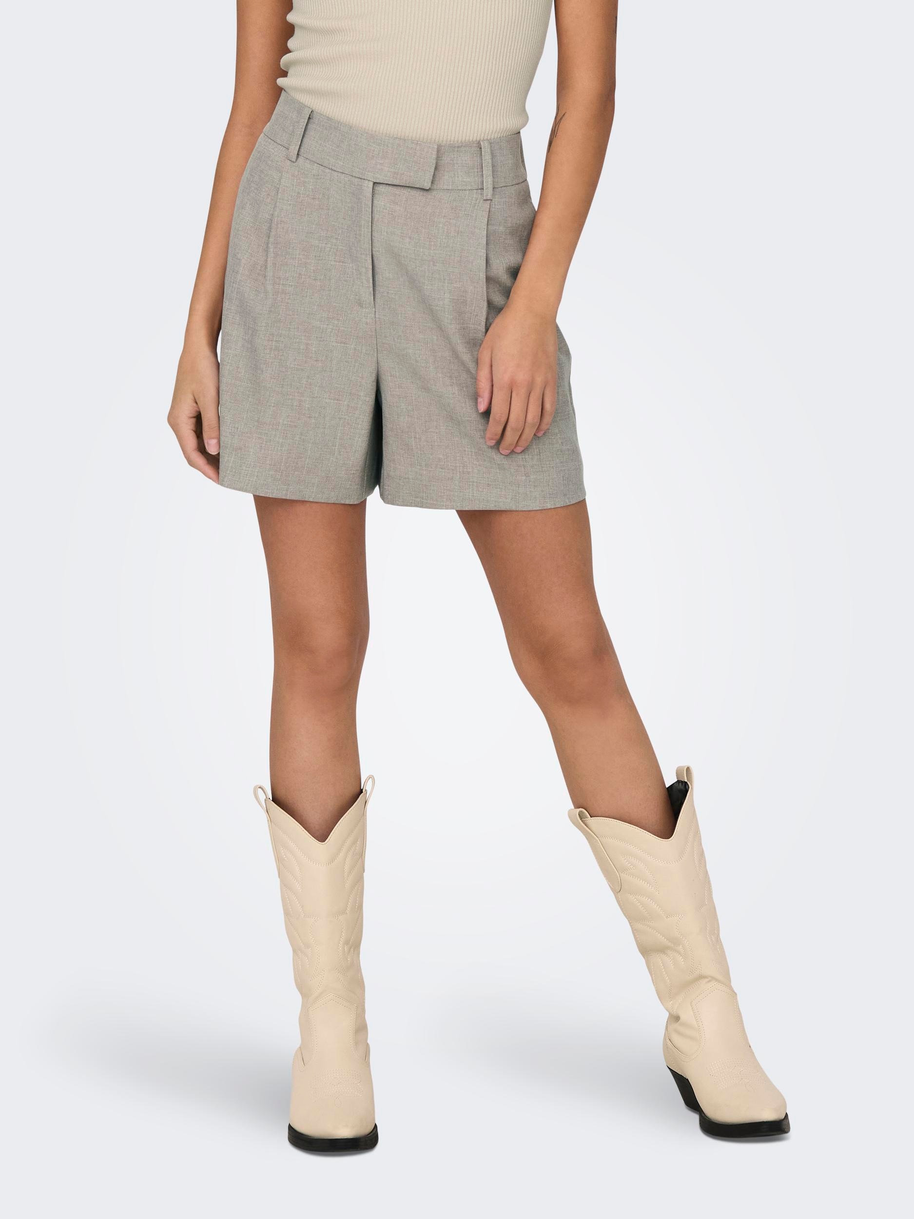 ONLY Shorts "ONLLINDA – Shorts mit hoher Taille und weitem Beinschnitt", un günstig online kaufen