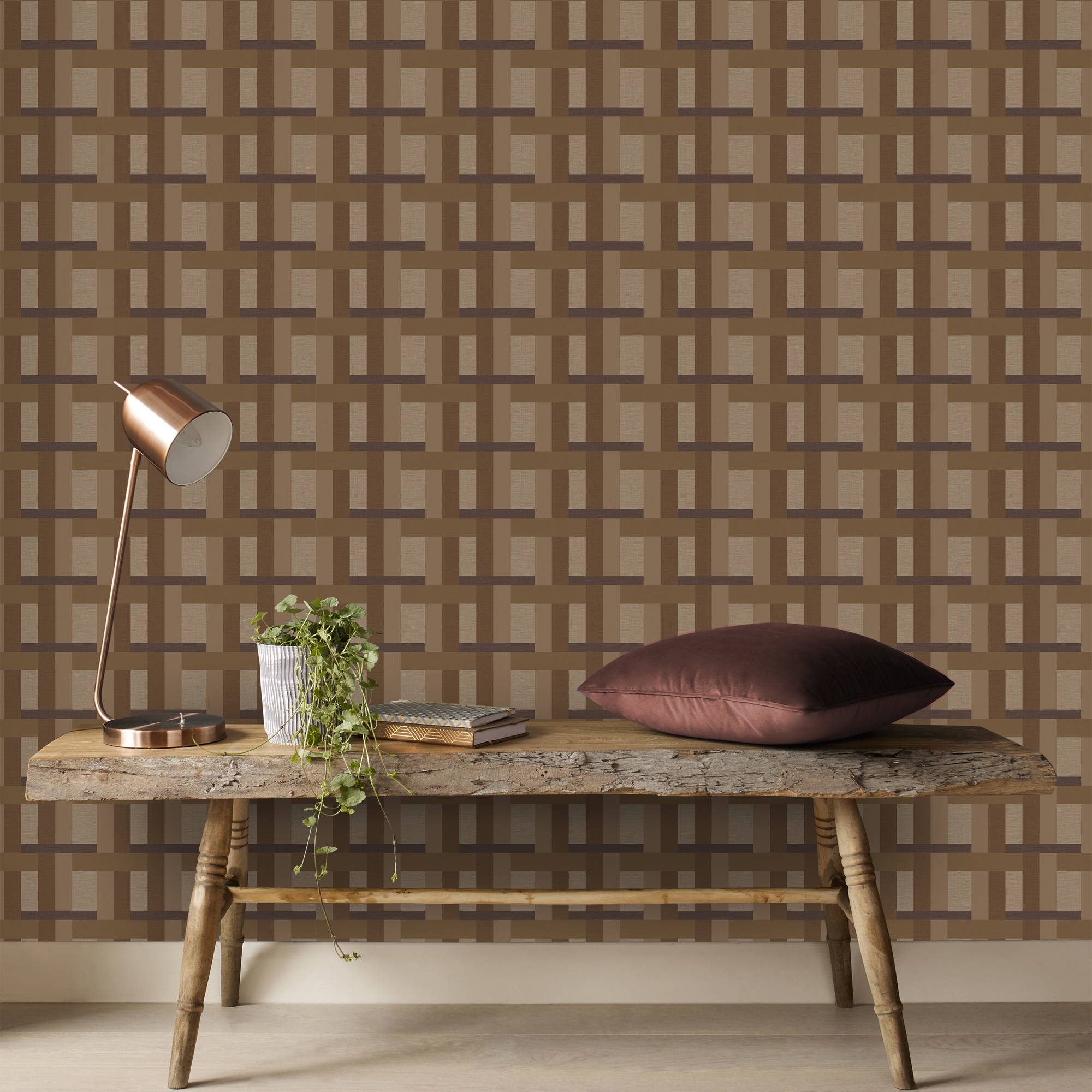 Superfresco Easy Vliestapete "Perfect Symmetry" 3D-Optik geprägt 10mx52cm (ca. 5m2)
