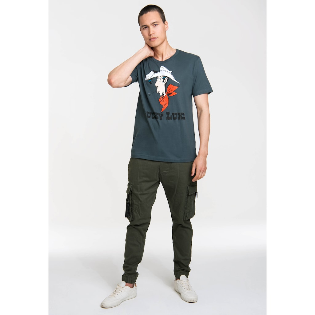 LOGOSHIRT T-Shirt »Lucky Luke Portrait«