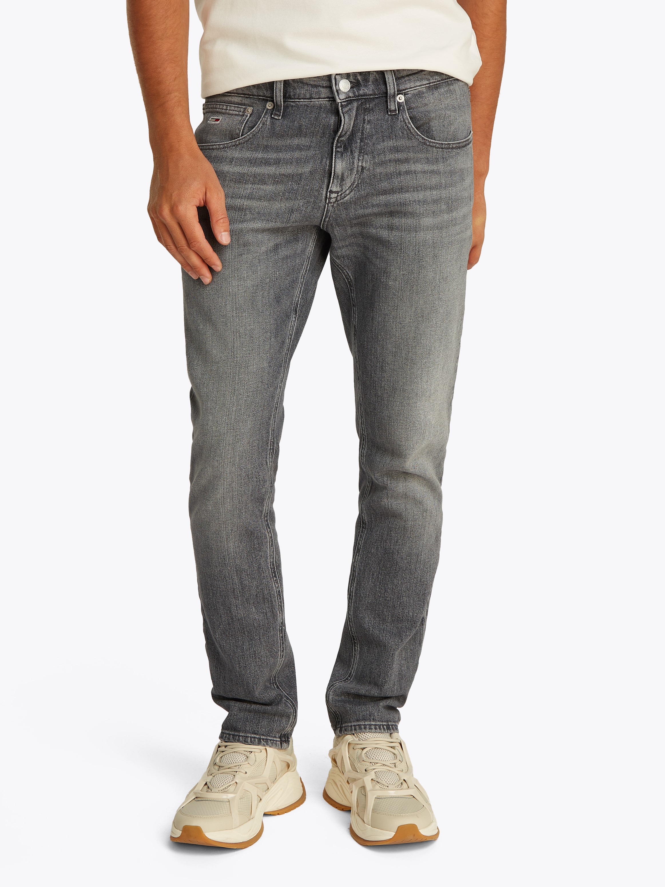 Tommy Jeans Regular-fit-Jeans "SCANTON SLIM BI0177", Mit Gürtelschlaufen günstig online kaufen