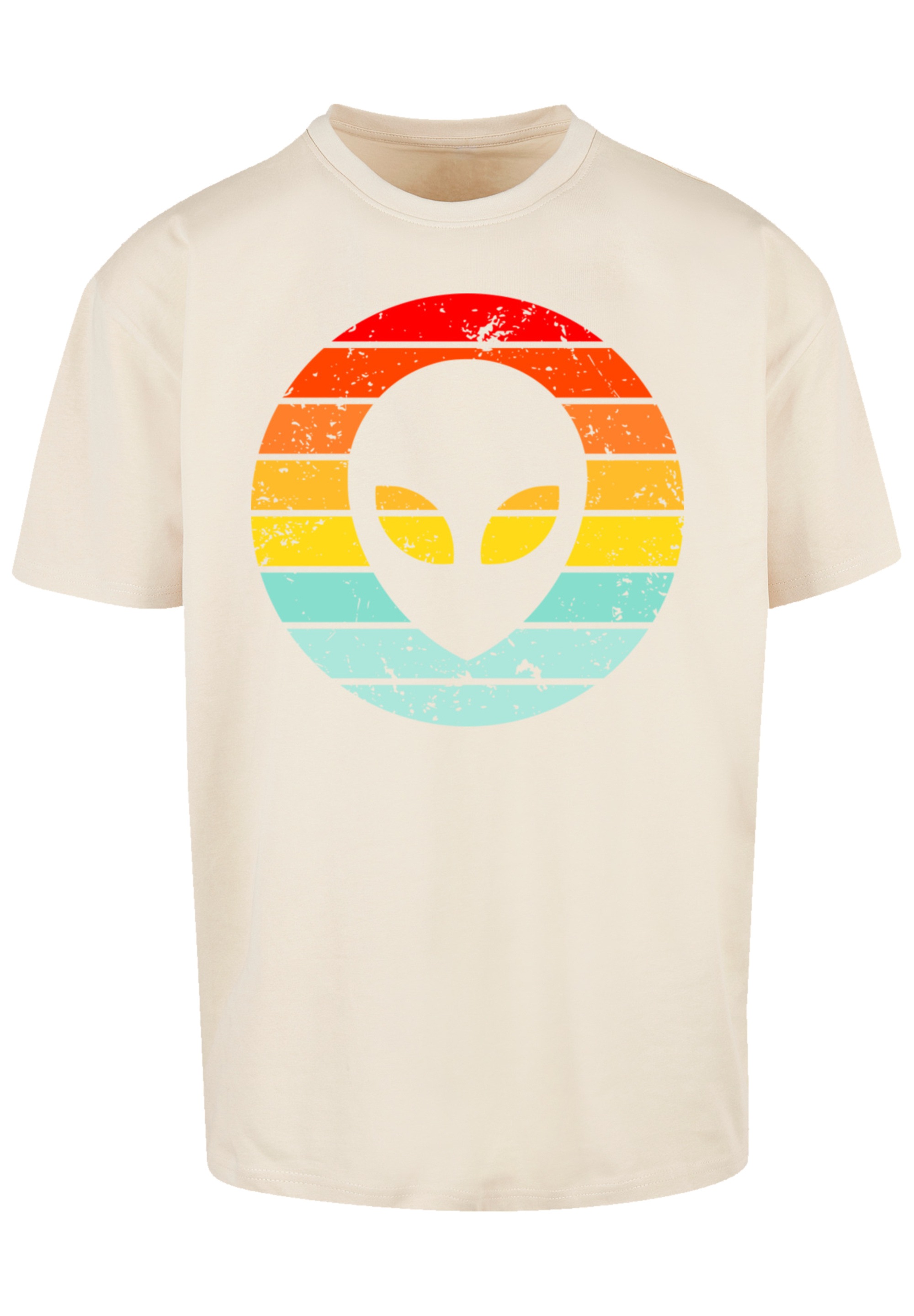 F4NT4STIC T-Shirt »Alien Retro Sonnenuntergang« Premium Qualität