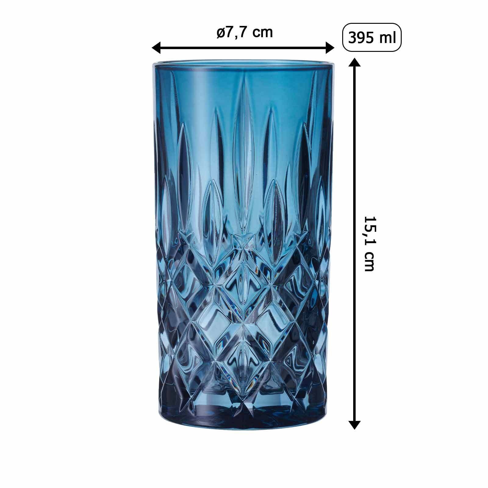 Nachtmann Longdrinkglas »Longdrinkgläser Noblesse 395 ml 4er Set«