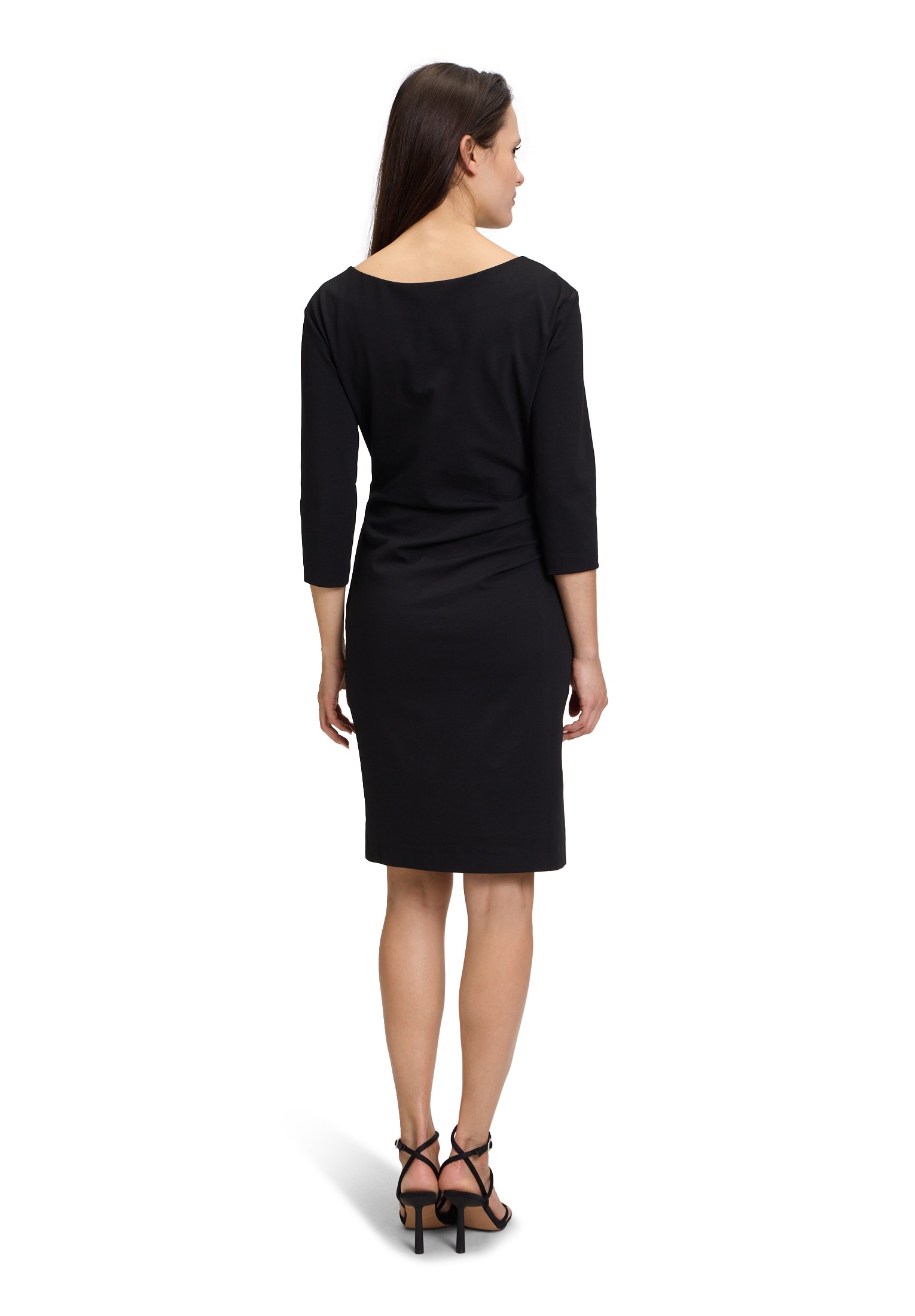 Betty&Co Jerseykleid »Betty & Co Damen Jerseykleid mit 3/4 Arm«, Falten