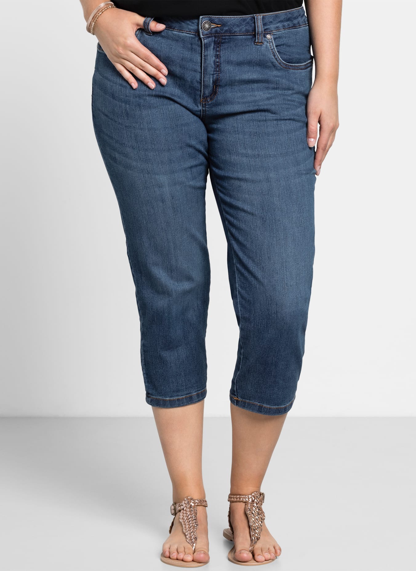 Sheego 5-Pocket-Jeans, (1 tlg.) günstig online kaufen