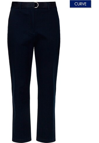 Tommy Hilfiger Curve Anzughose »CRV COTTON STRAIGHT PANT«, mit Tommy Hilfiger Markenlabel kaufen