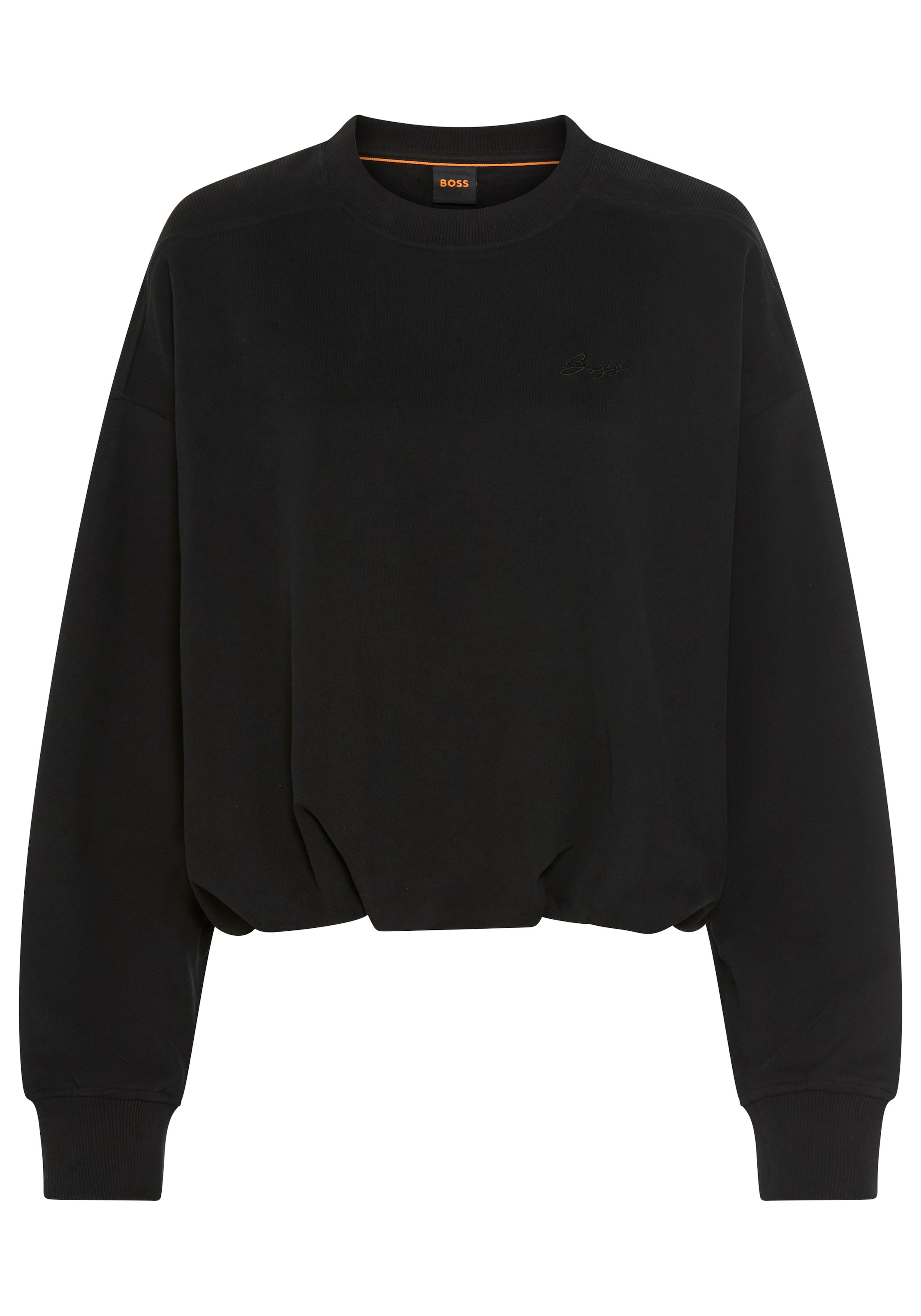 BOSS ORANGE Sweater "Efem Premium Damenmode", Relaxed Fit, Rundhals günstig online kaufen
