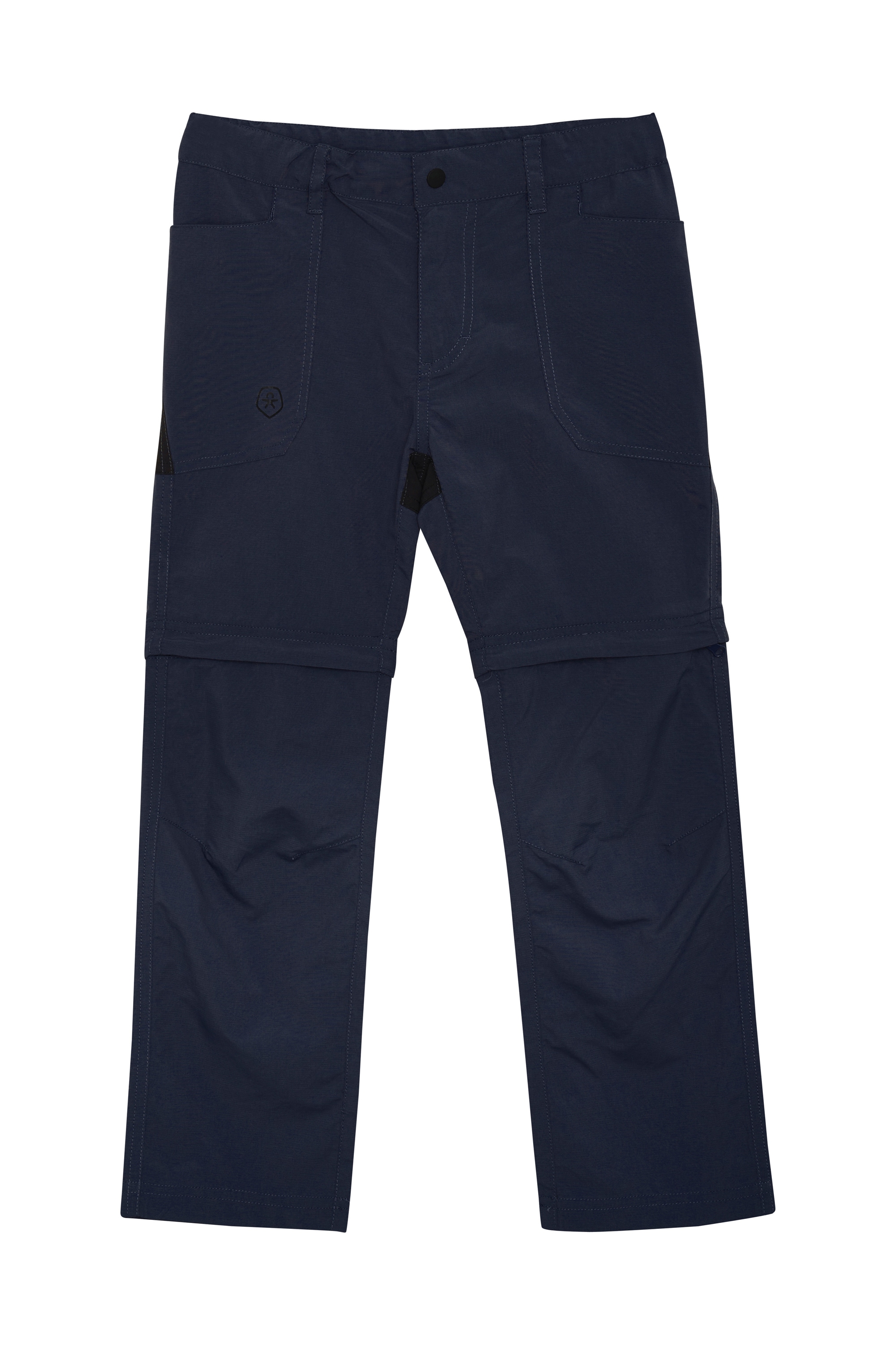 COLOR KIDS Jungen Zip-off-Hose "Zip-off-Hose COPants", blau, Gr. 164, Obermaterial: 100% Nylon NY., Hosen