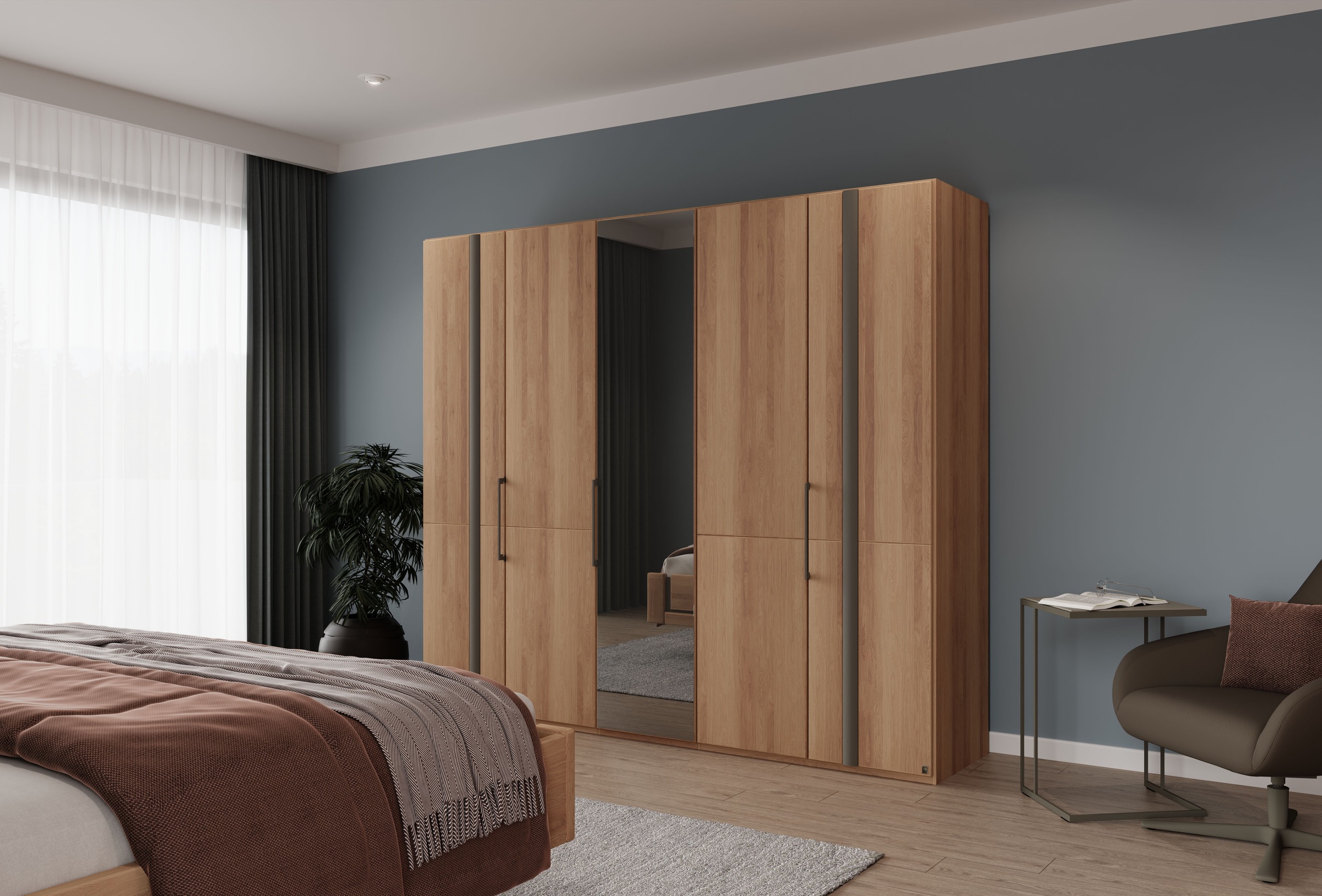 Musterring Kleiderschrank "Sorrent, Kleiderschrank, Schrank, teilmassiv Eic günstig online kaufen