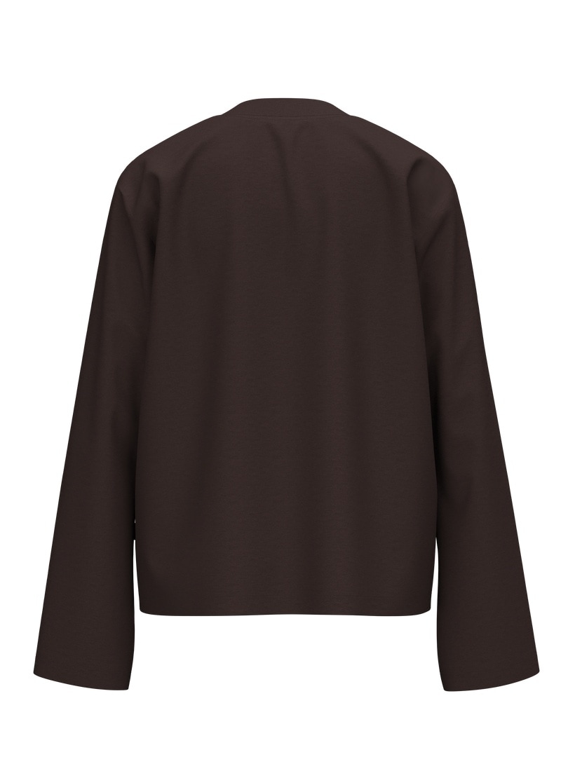Trigema Longsleeve »TRIGEMA Langarmshirt mit ausgestellten Ärmeln« 1