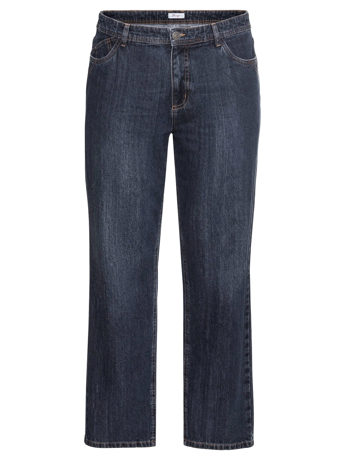 Sheego Gerade Jeans »Große Größen«, aus reiner Baumwolle, in 5-Pocket-Form