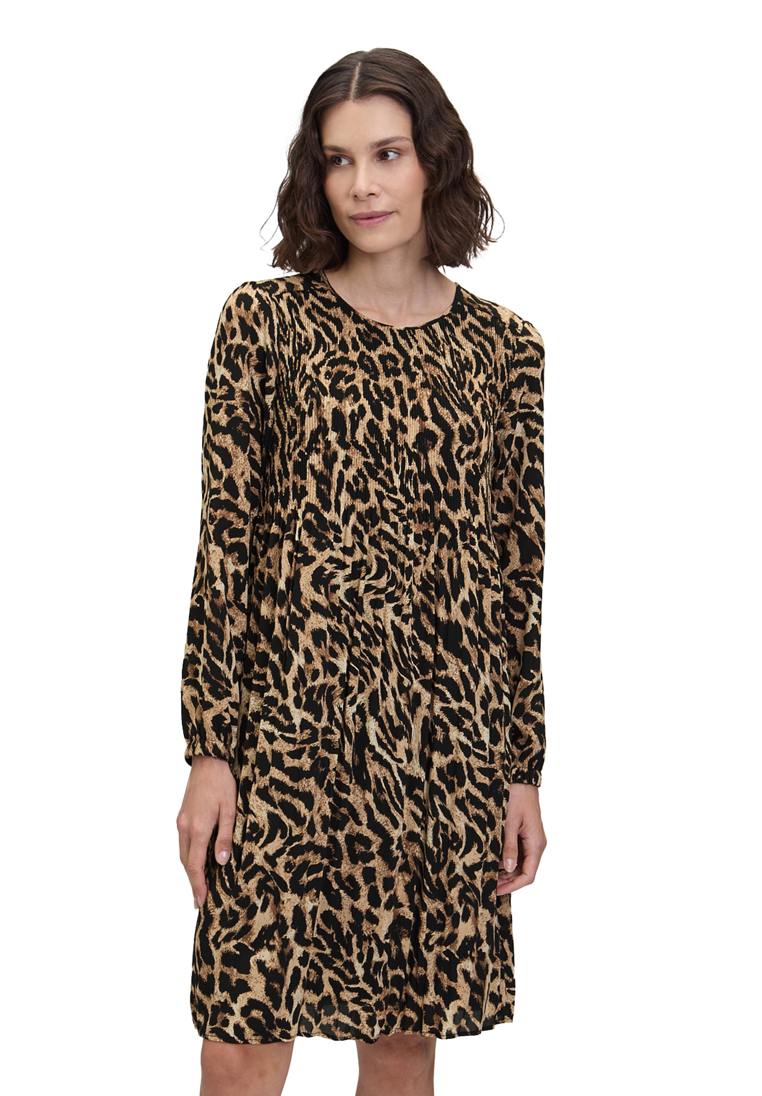 Betty Barclay Plisseekleid "Betty Barclay Plisseekleid langarm" günstig online kaufen