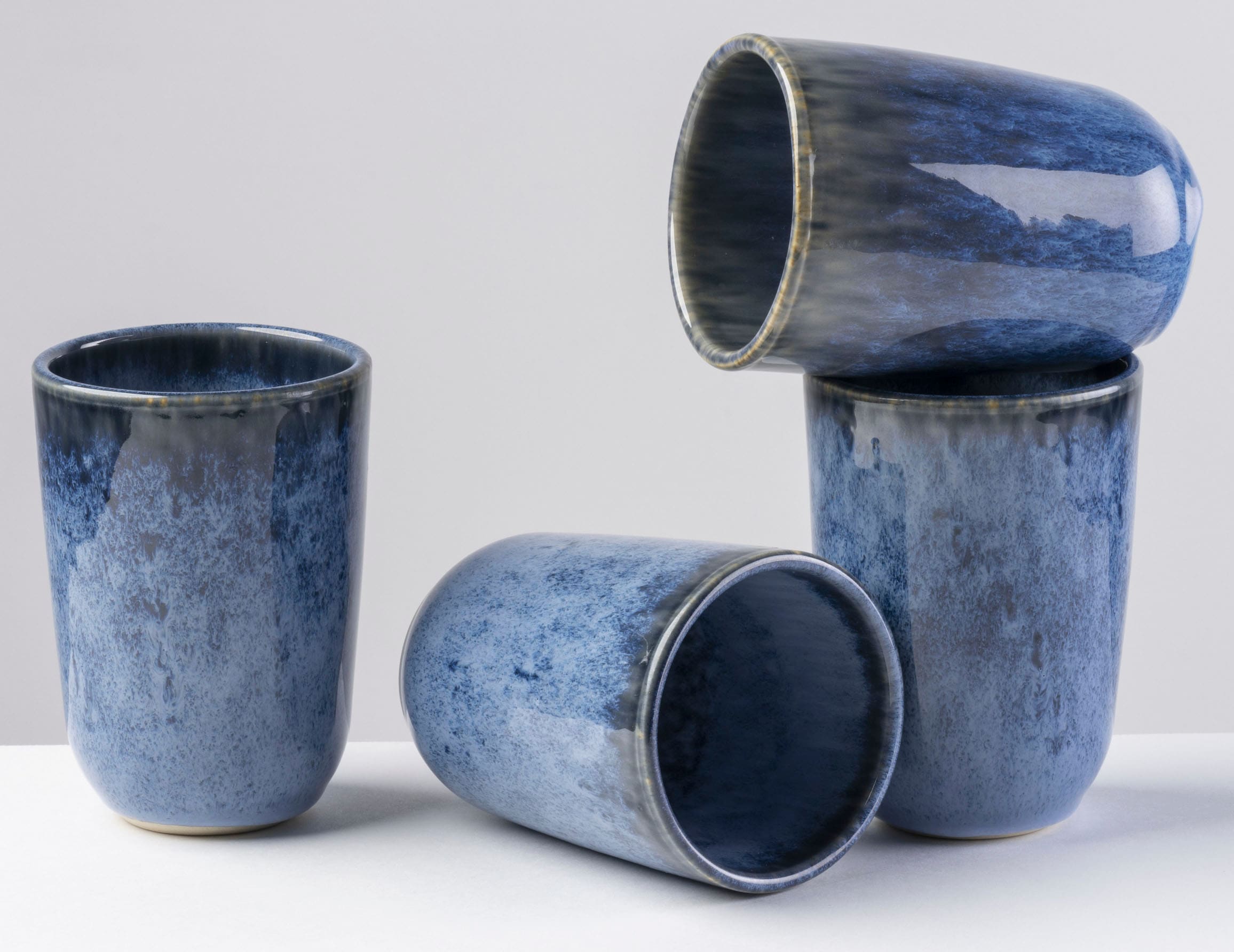 gipfelstück Becher "Wilde Schlucht" Scandi-Style, Reaktivglasur, jedes Stüc günstig online kaufen