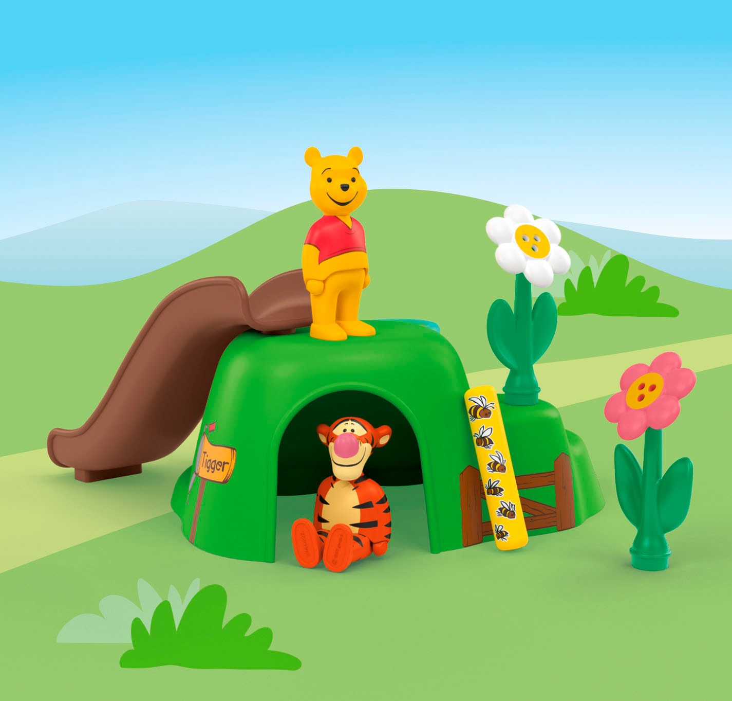 Playmobil® Konstruktions-Spielset »Winnies & Tiggers Bienengarten (71694), JUNIOR & Disney« Made in Europe