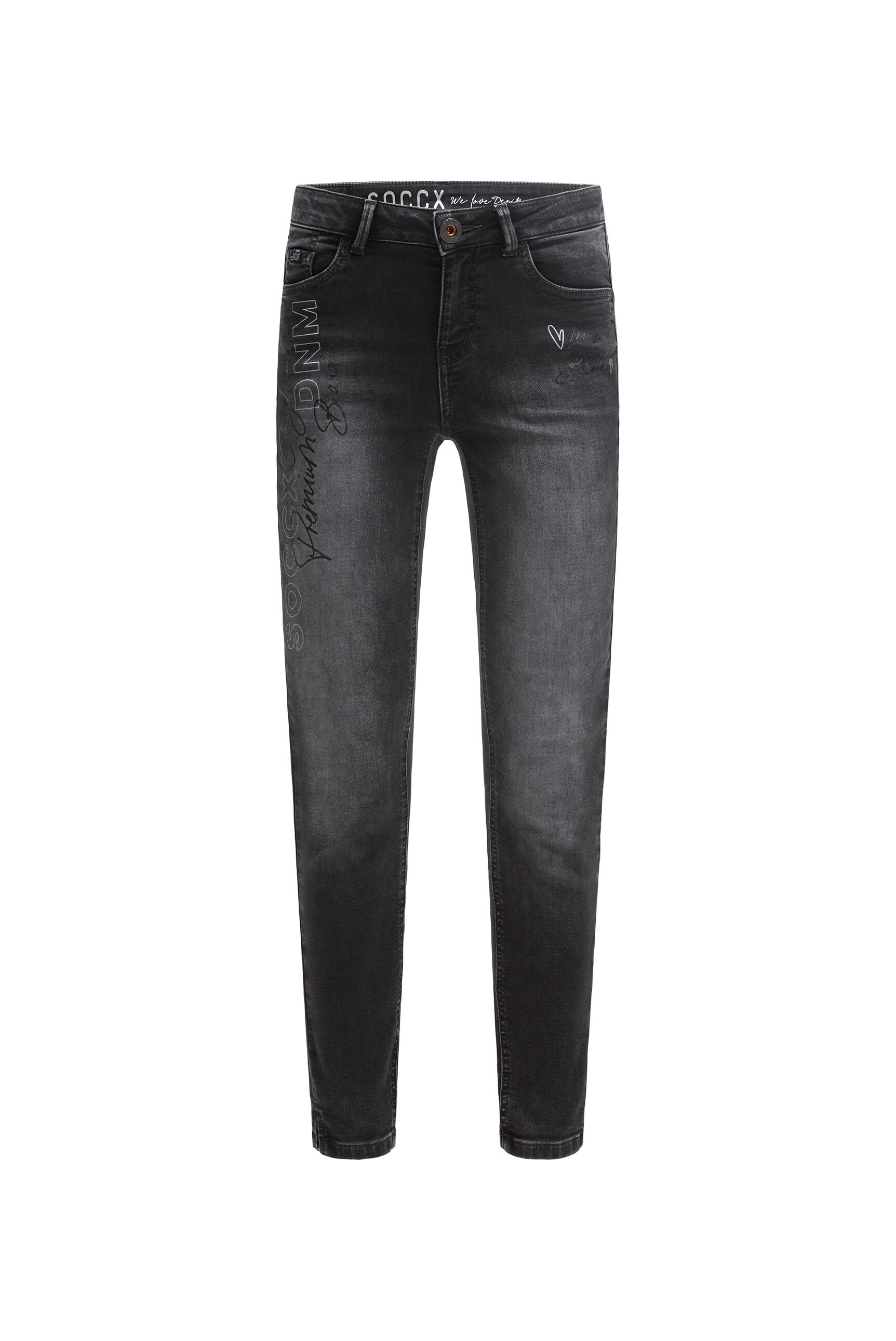 SOCCX Slim-fit-Jeans mit verkürztem Bein günstig online kaufen