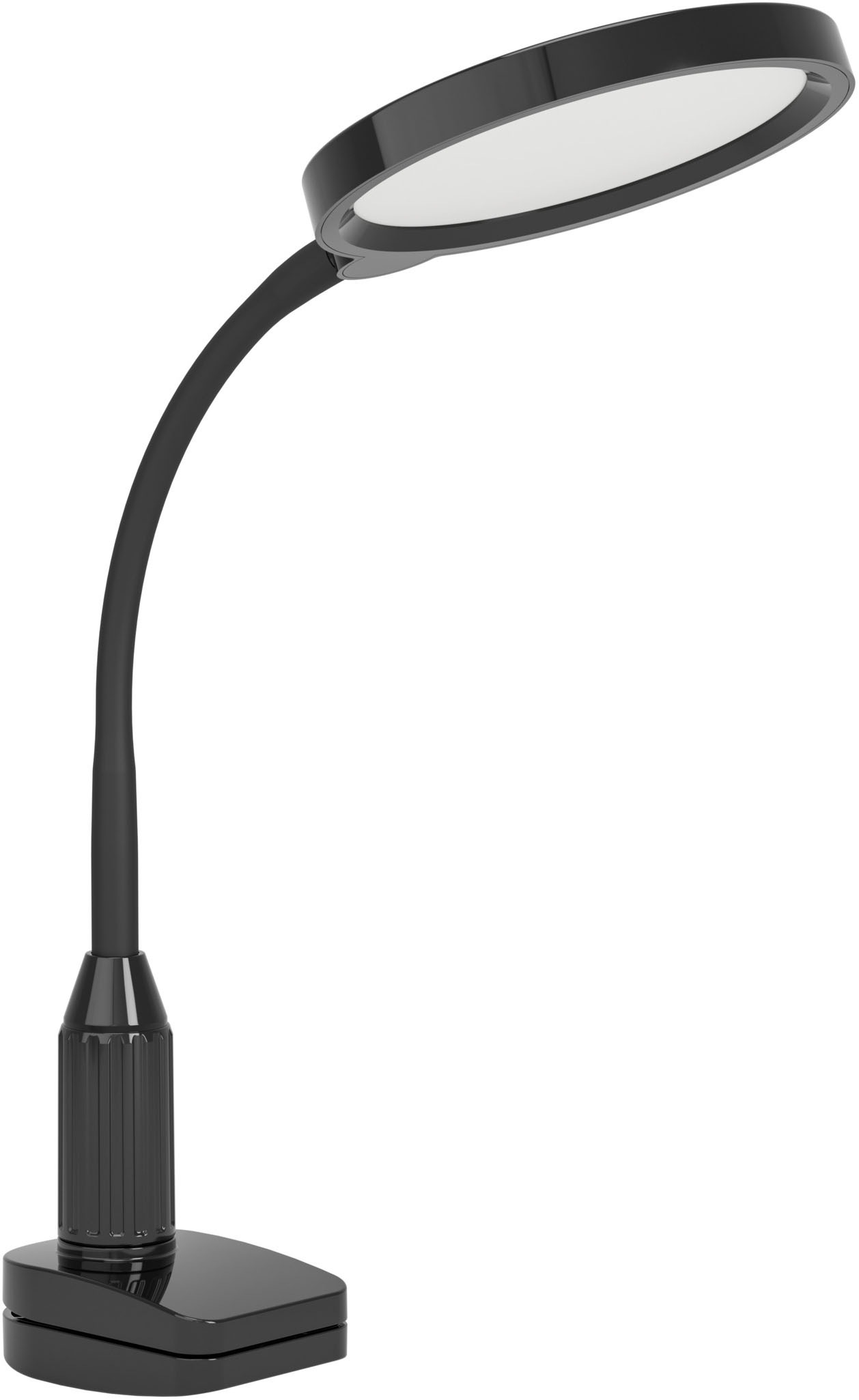 EGLO Klemmleuchte "LAURO Klemmlicht - Kunststoff - LED - 1X5,5W - IP20", 1, H: 37,5cm, 1 Stk.schwarz, Leuchten, Klemmlampe, Schreibtischlampe,