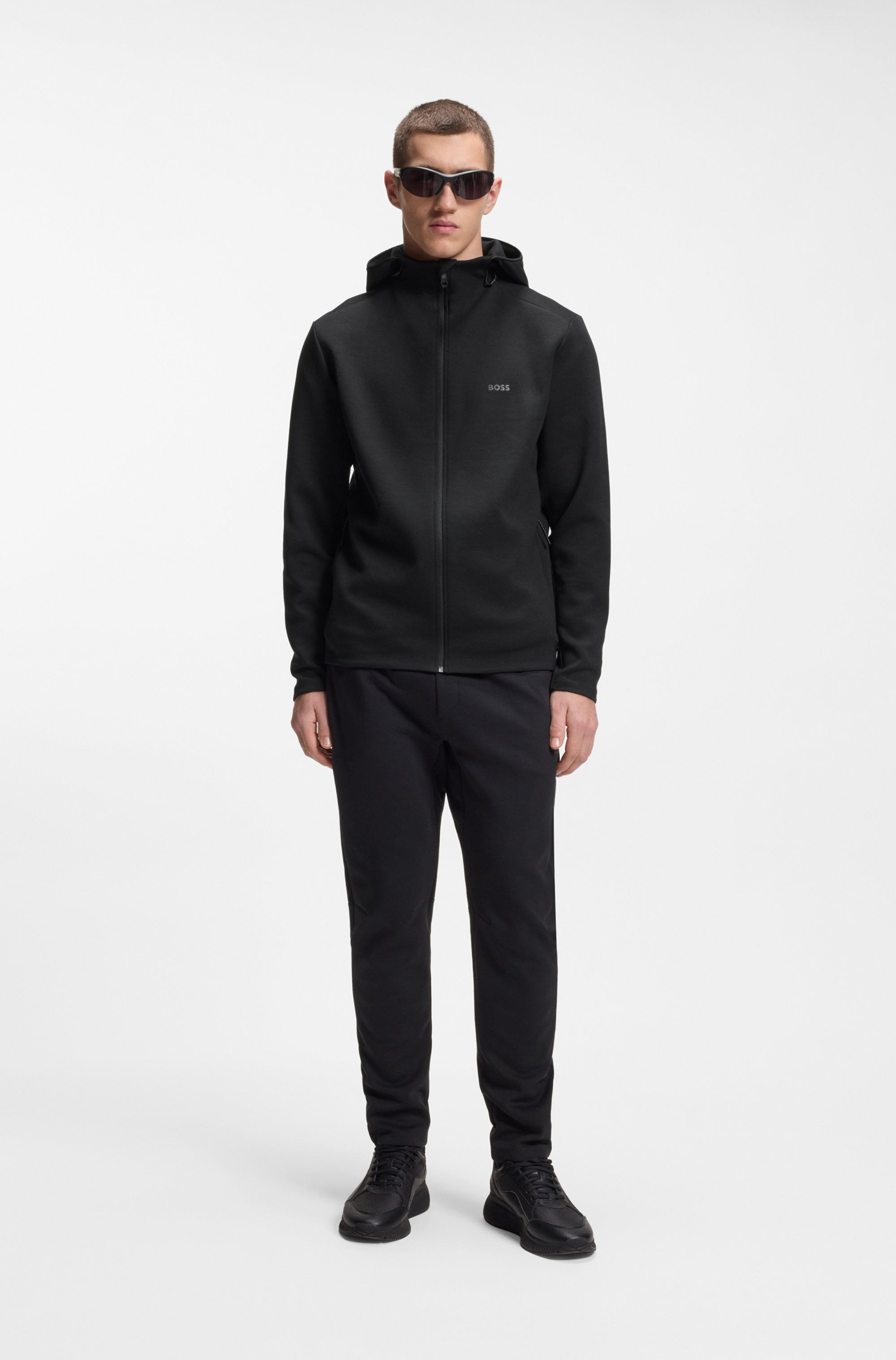 BOSS Green Men's Hooded Sweatshirt Black Size S 2