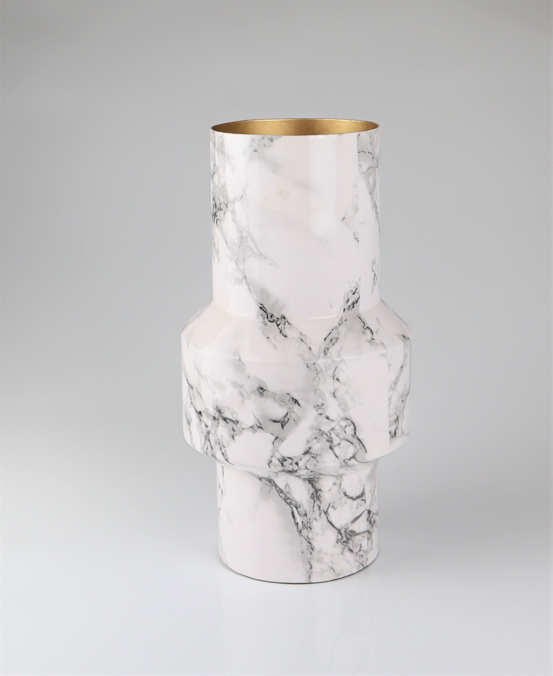 AM Design Dekovase "aus Metall", BxH: 17x32 cm günstig online kaufen