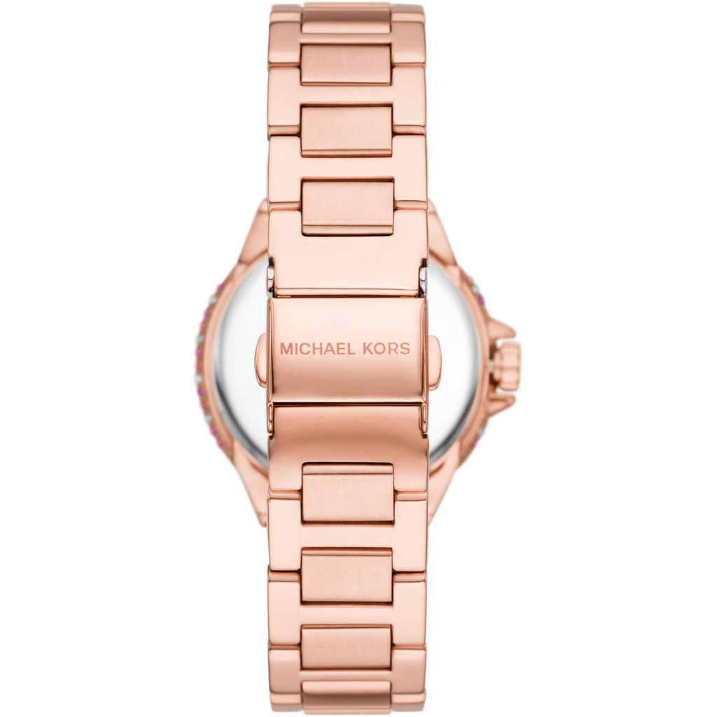 MICHAEL KORS Multifunktionsuhr »Camille, MK7273«, Quarzuhr, Armbanduhr, Damenuhr, 12/24-Std.-Anzeige, Tag, Wochentag