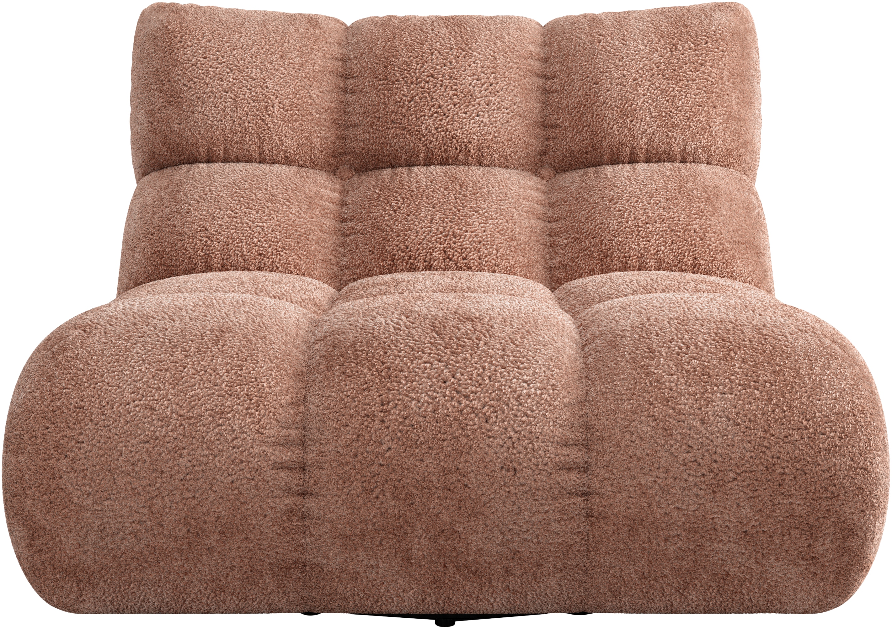Home affaire 1,5-Sitzer "Cozy Bubble, 360 drehbarer Sessel, Breite 107 cm" mit eleganter Steppung, Rundumbezug & weicher Polsterung