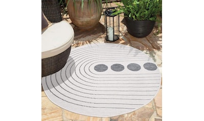 Outdoorteppich »DUO RUG 5739«, rund