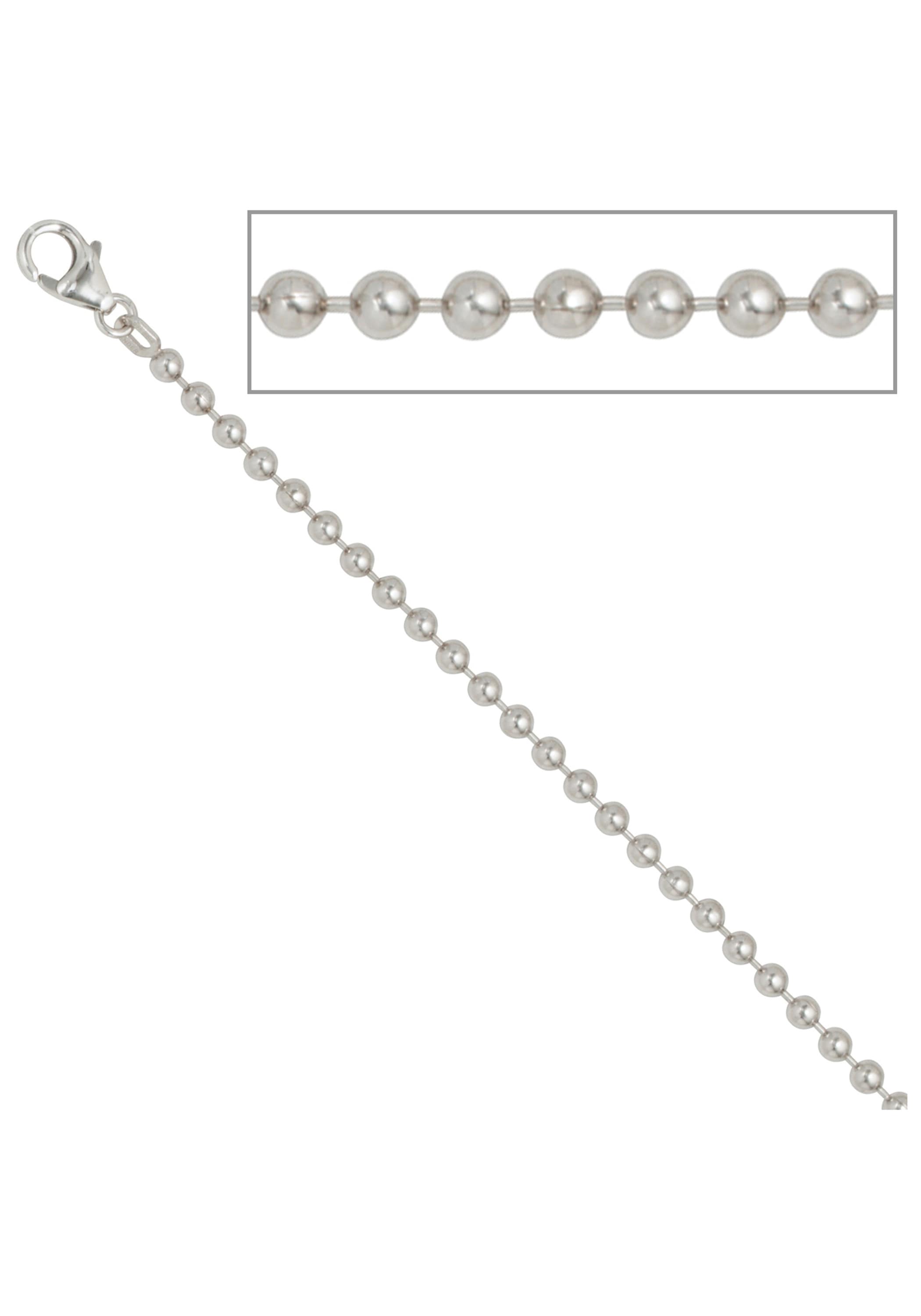 JOBO Silberkette, Kugelkette 925 Silber 60 cm 3,0 mm