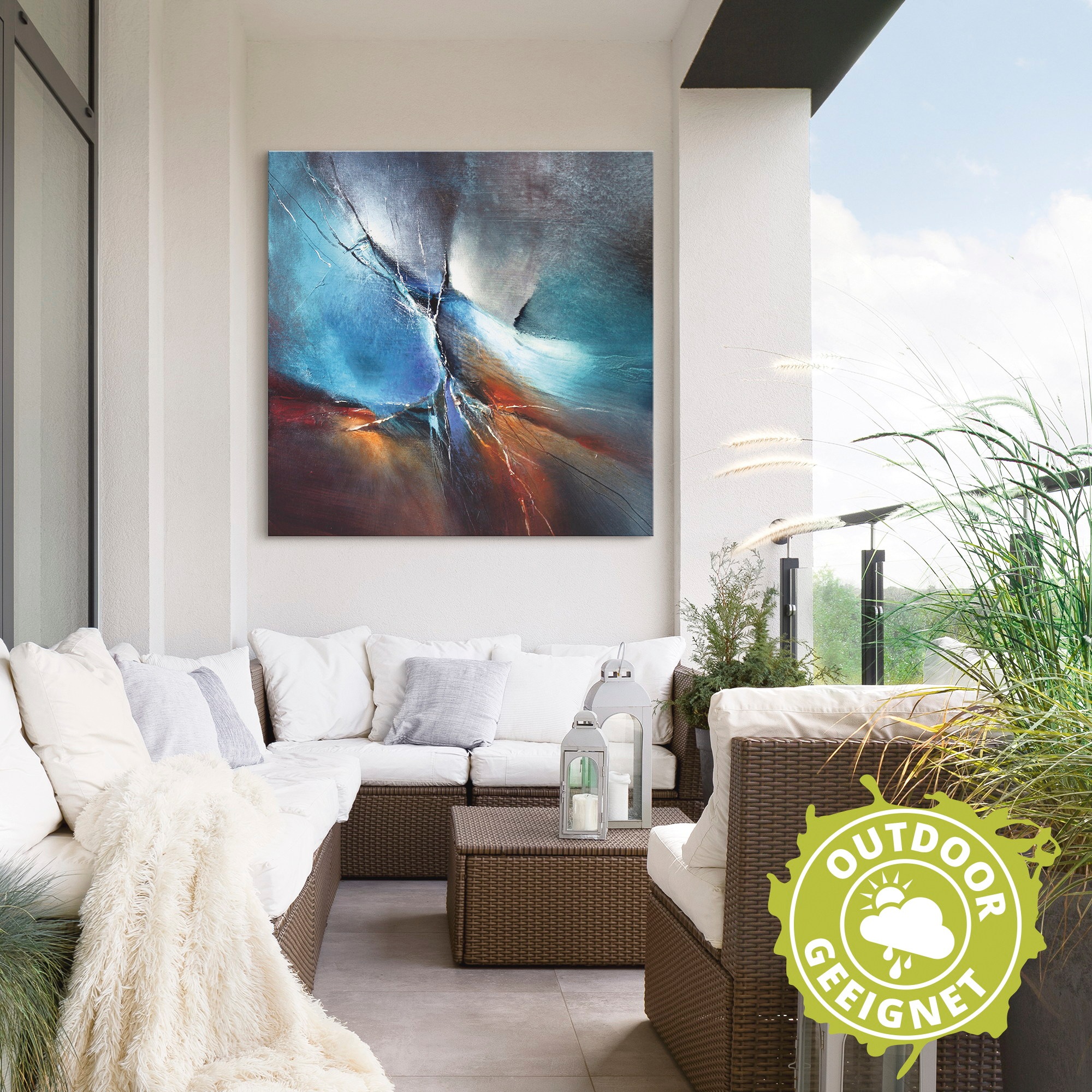 Artland Wandbild »Frühling im Eistobel«, Muster, (1 St.), als Alubild, Outdoorbild, Leinwandbild in verschied. Größen