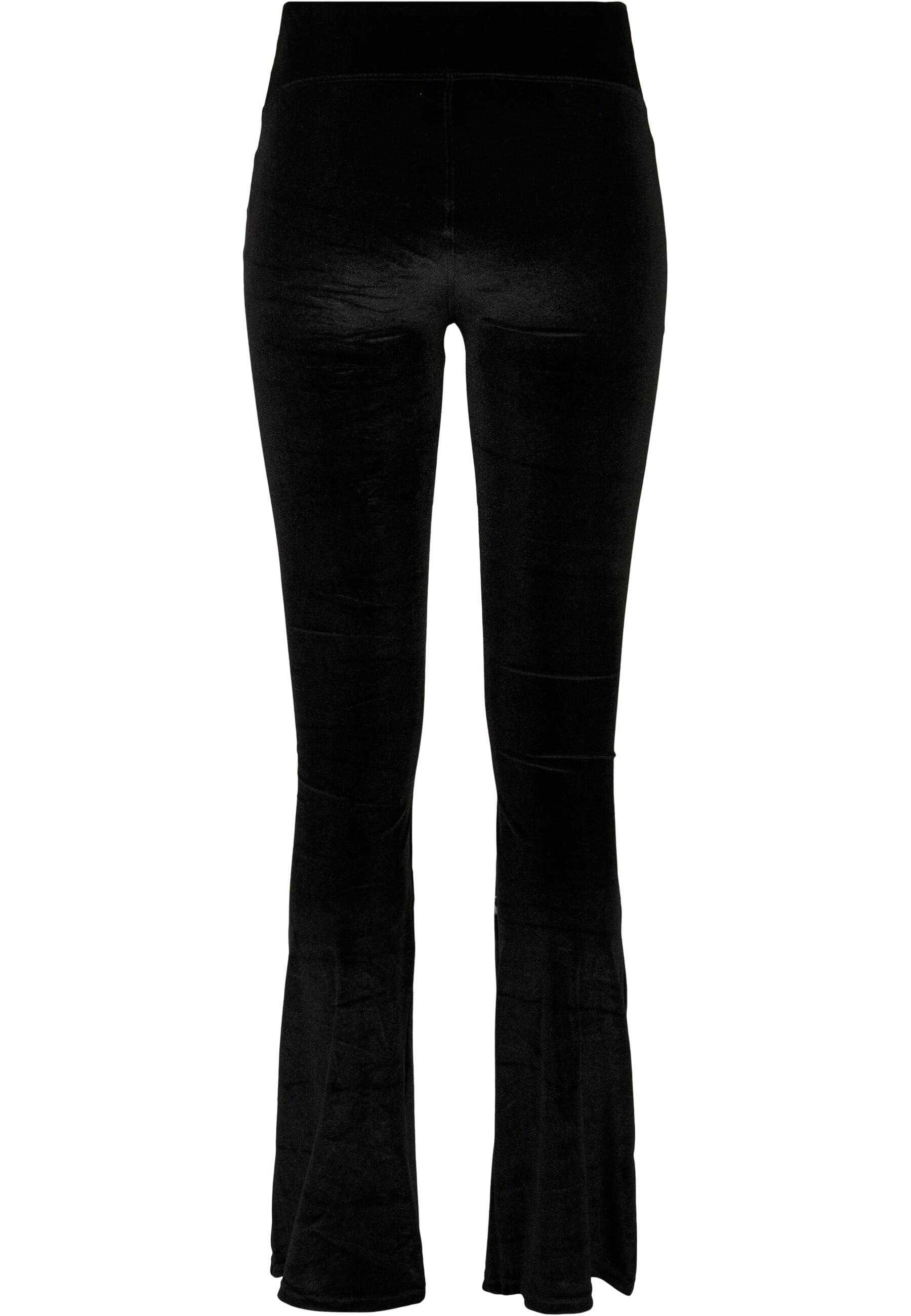 URBAN CLASSICS Leggings "Urban Classics Damen Ladies High Waist Velvet Boot günstig online kaufen