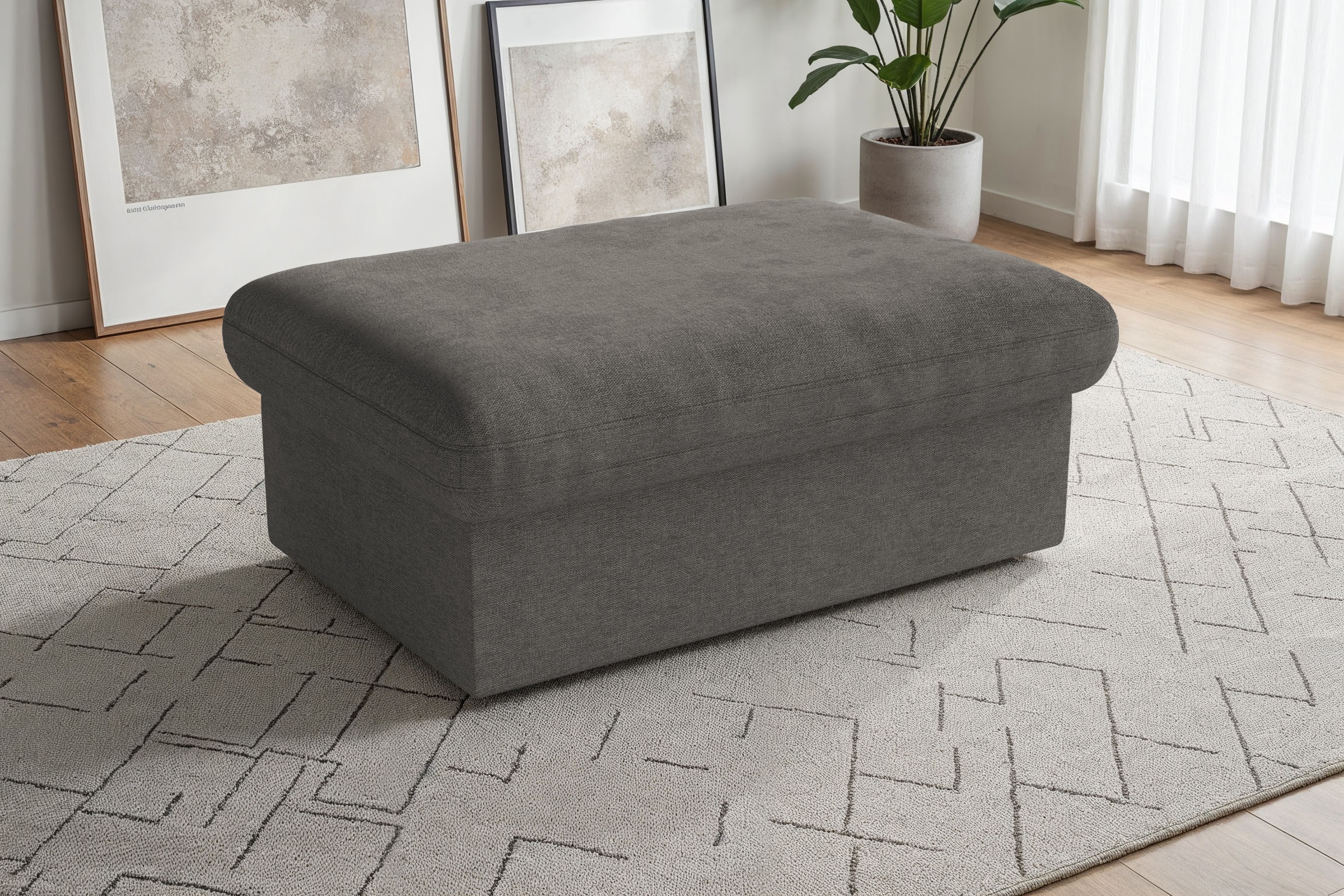 sit&more Polsterhocker "Moreno, B: 90 cm" mit Stauraum, individuell kombini günstig online kaufen