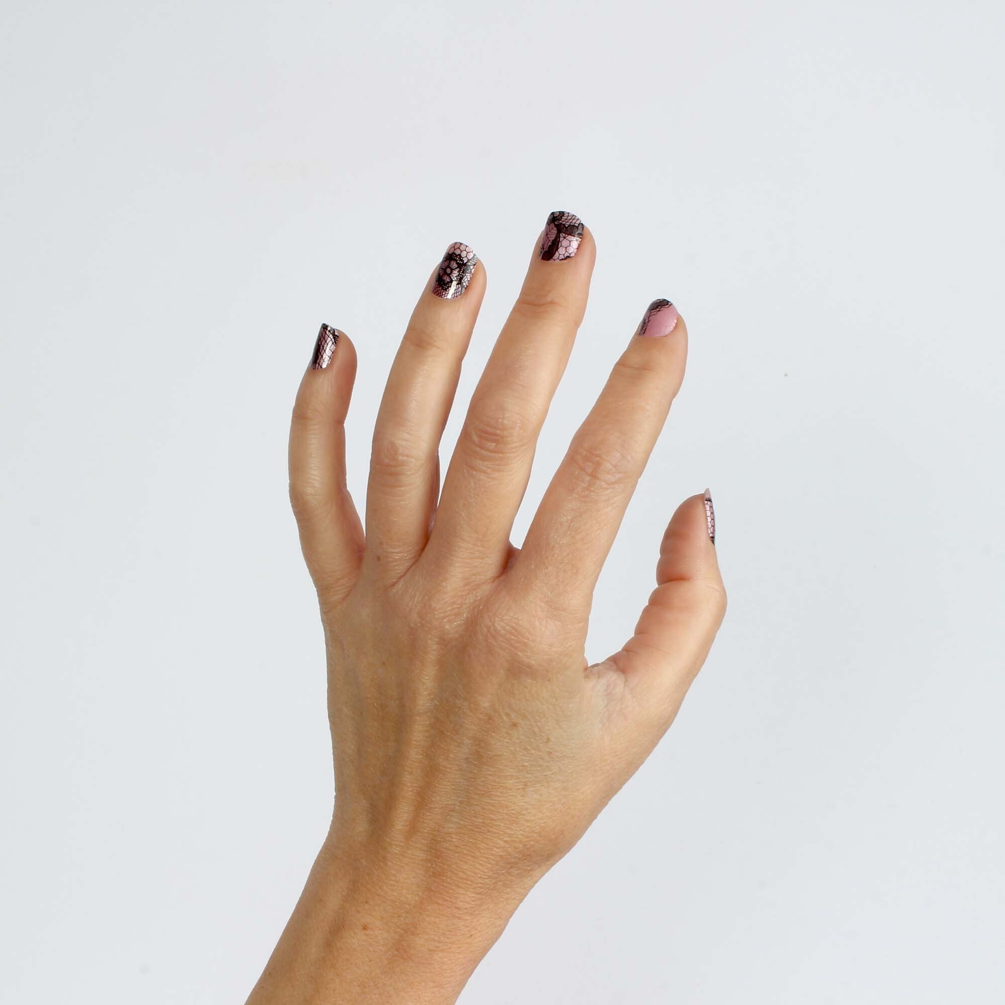 Vargu Nageldesign Zubehör »textile fusion«, aus zertifizierter Produktion (SGS / SEDEX) und Material (FSC)
