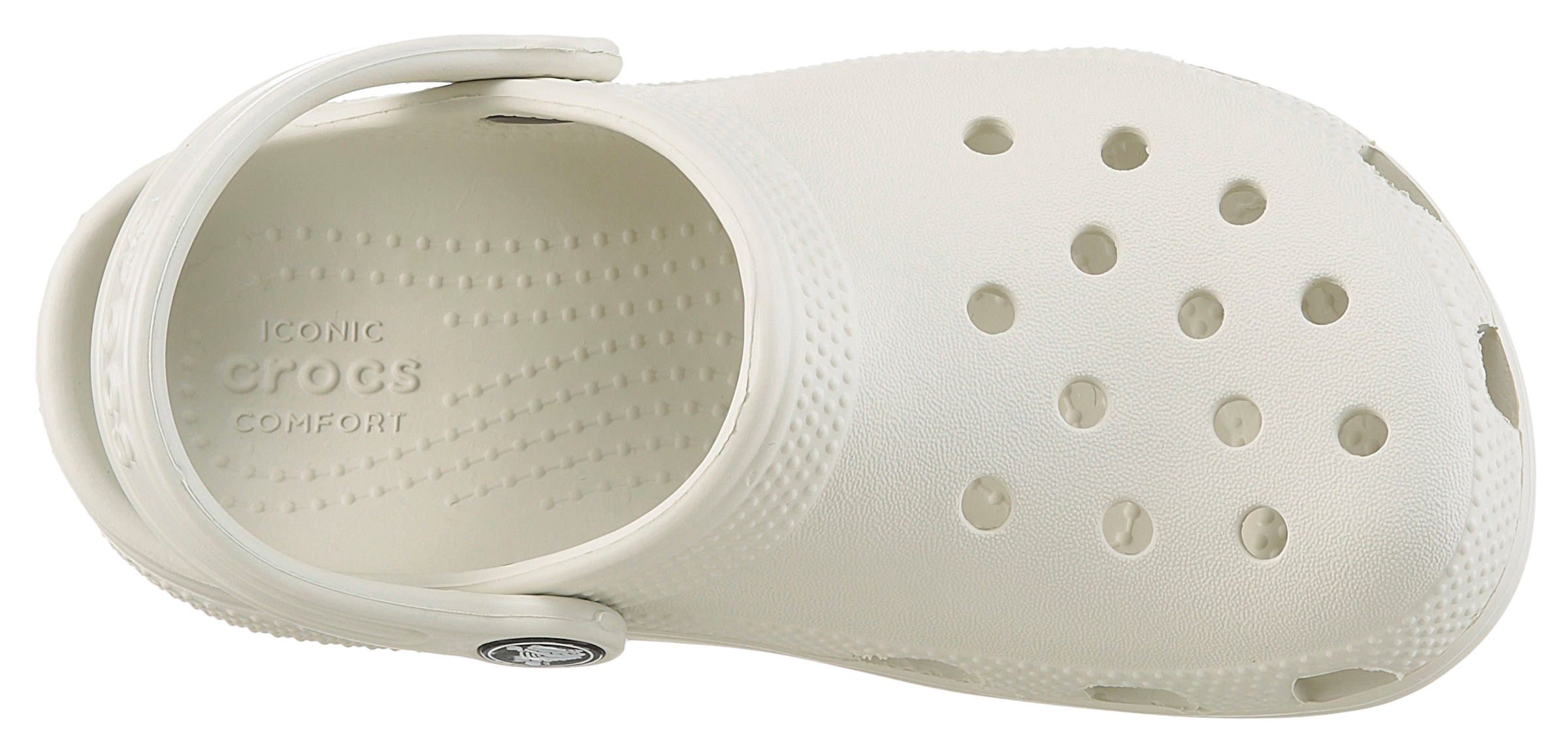 Crocs Clog »Classic K«, Sommerschuh, Hausschuh, Badeschuh mit schwenkbarem Fersenriemchen
