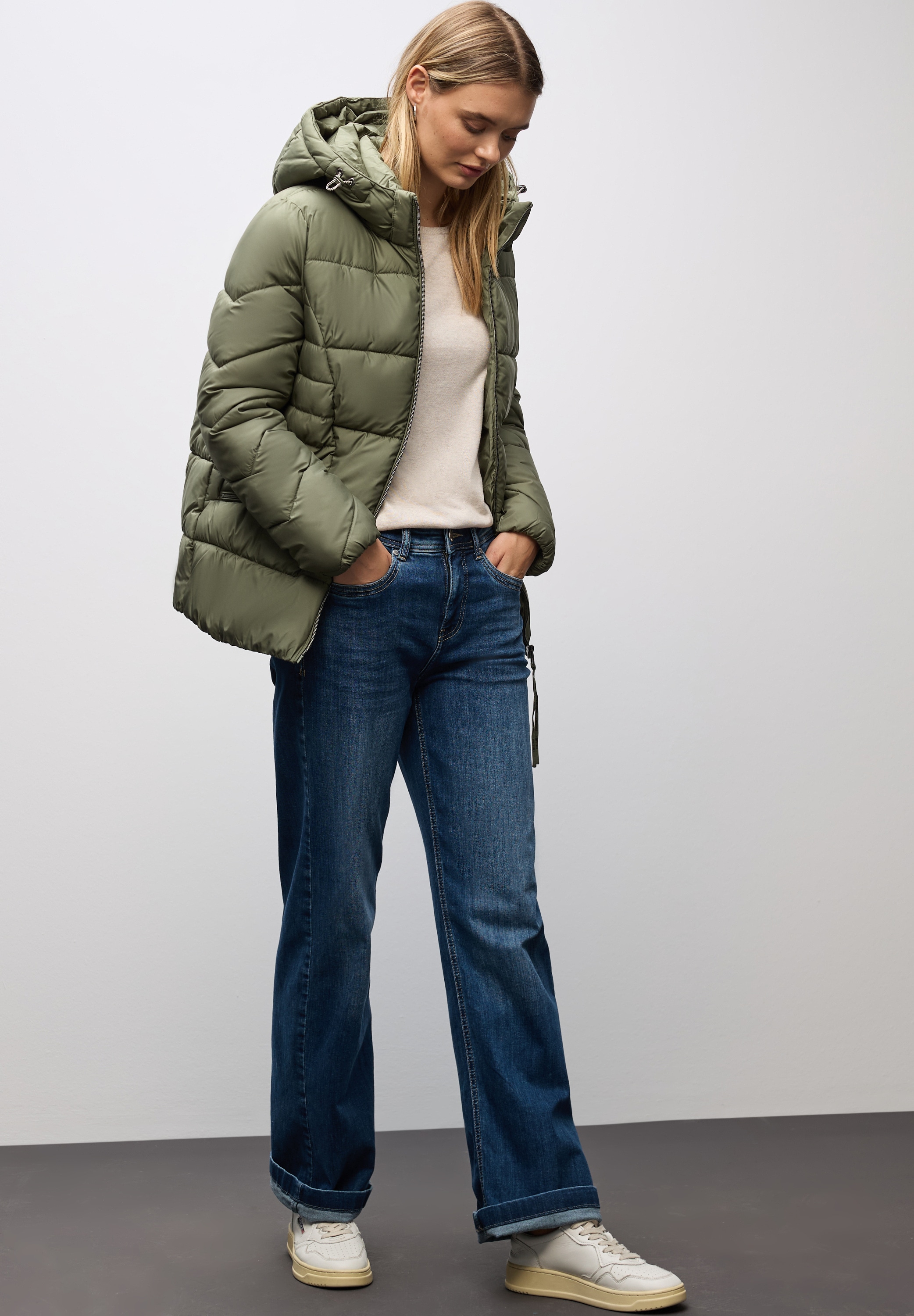 STREET ONE Steppjacke, mit Kapuze, mit Kapuze