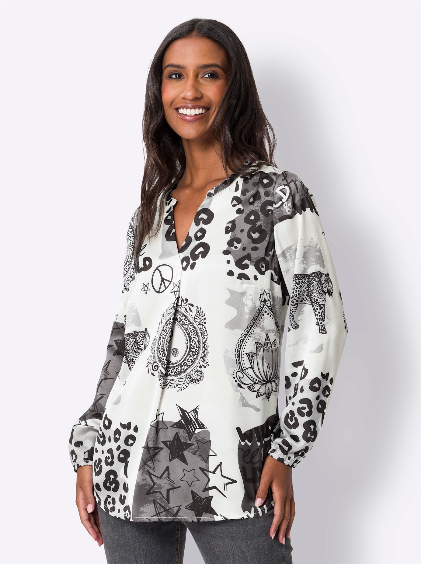 heine Druckbluse günstig online kaufen