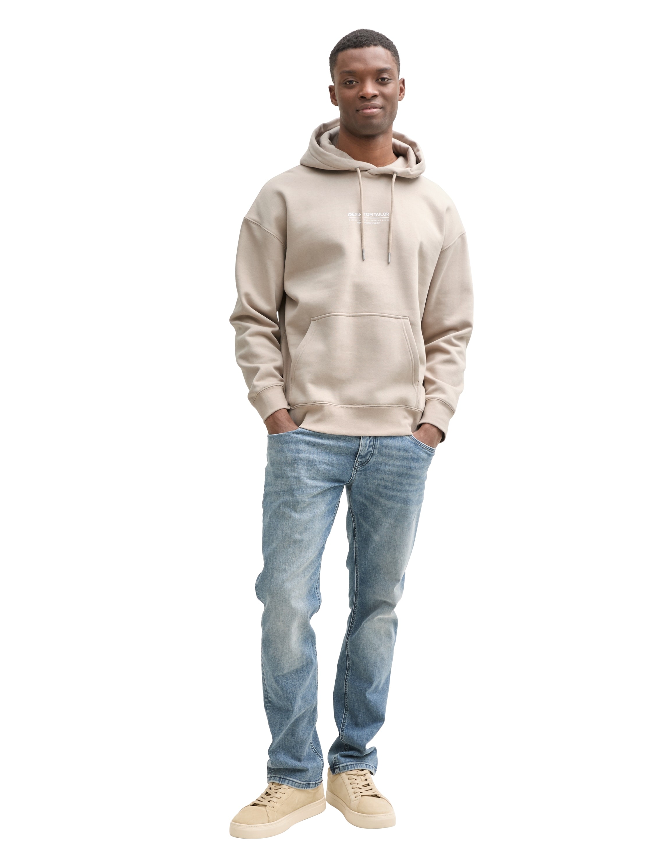 TOM TAILOR Denim Hoodie, mit Logo Print