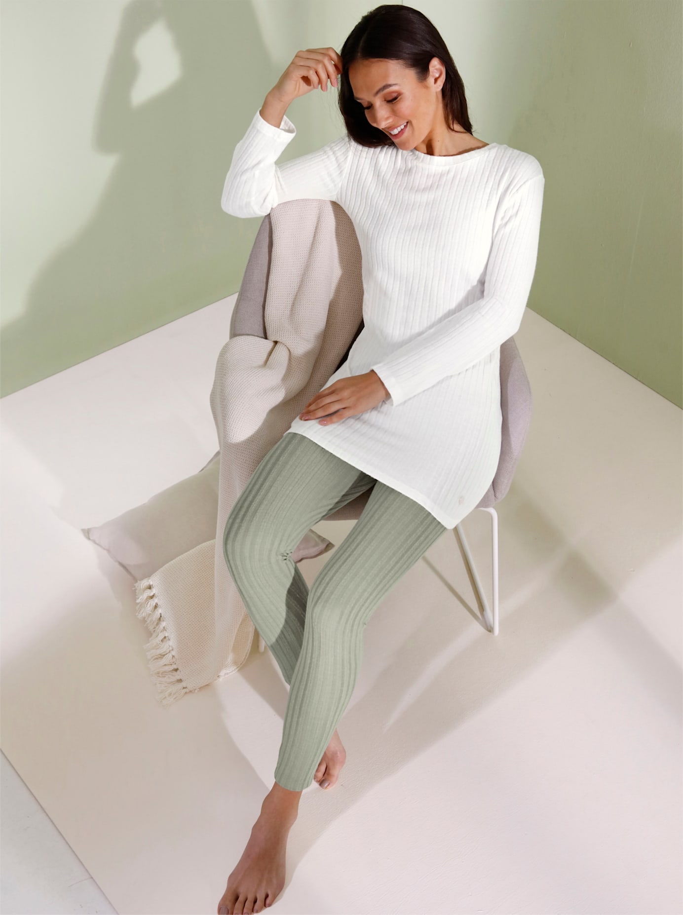 CREATION L PREMIUM Langarmshirt "Modal-Longshirt", 1 Stk. günstig online kaufen