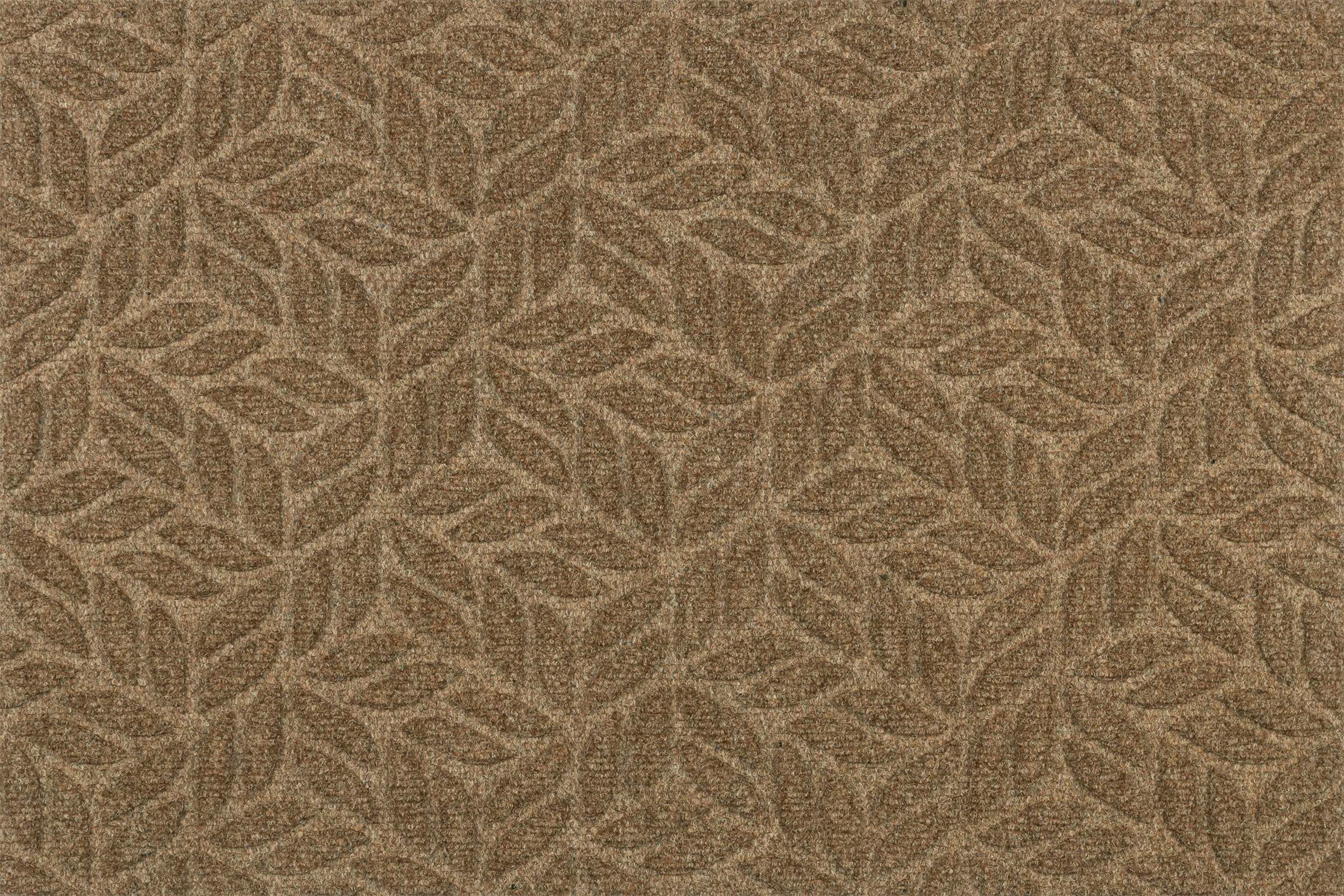 wash+dry by Kleen-Tex Teppich »DUNE Leaves Taupe«, rechteckig, 8 mm Höhe