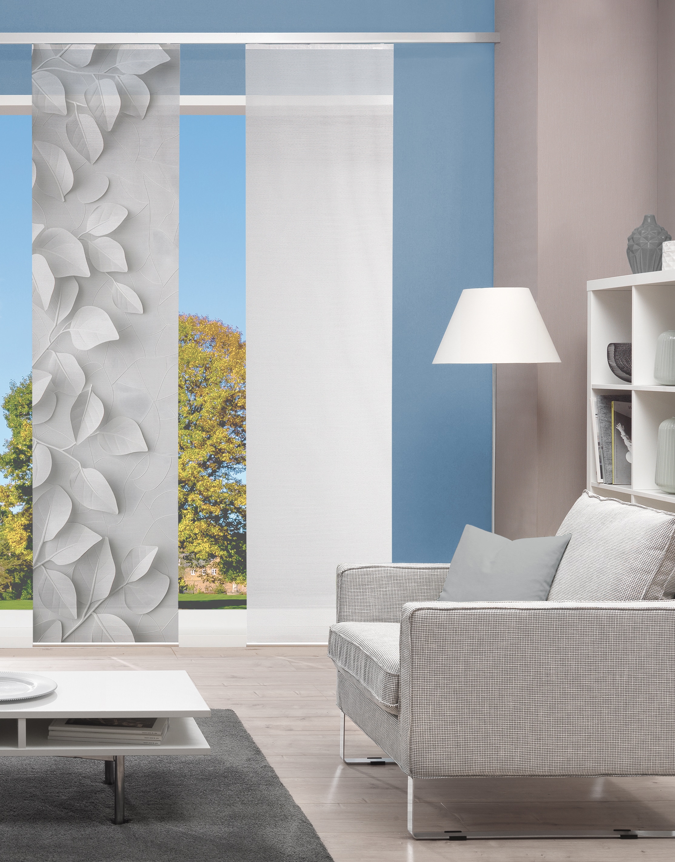 Vision S Schiebegardine "RIXA" Paneelwagen 1 Stk. tlg. Schiebevorhang Bambu günstig online kaufen