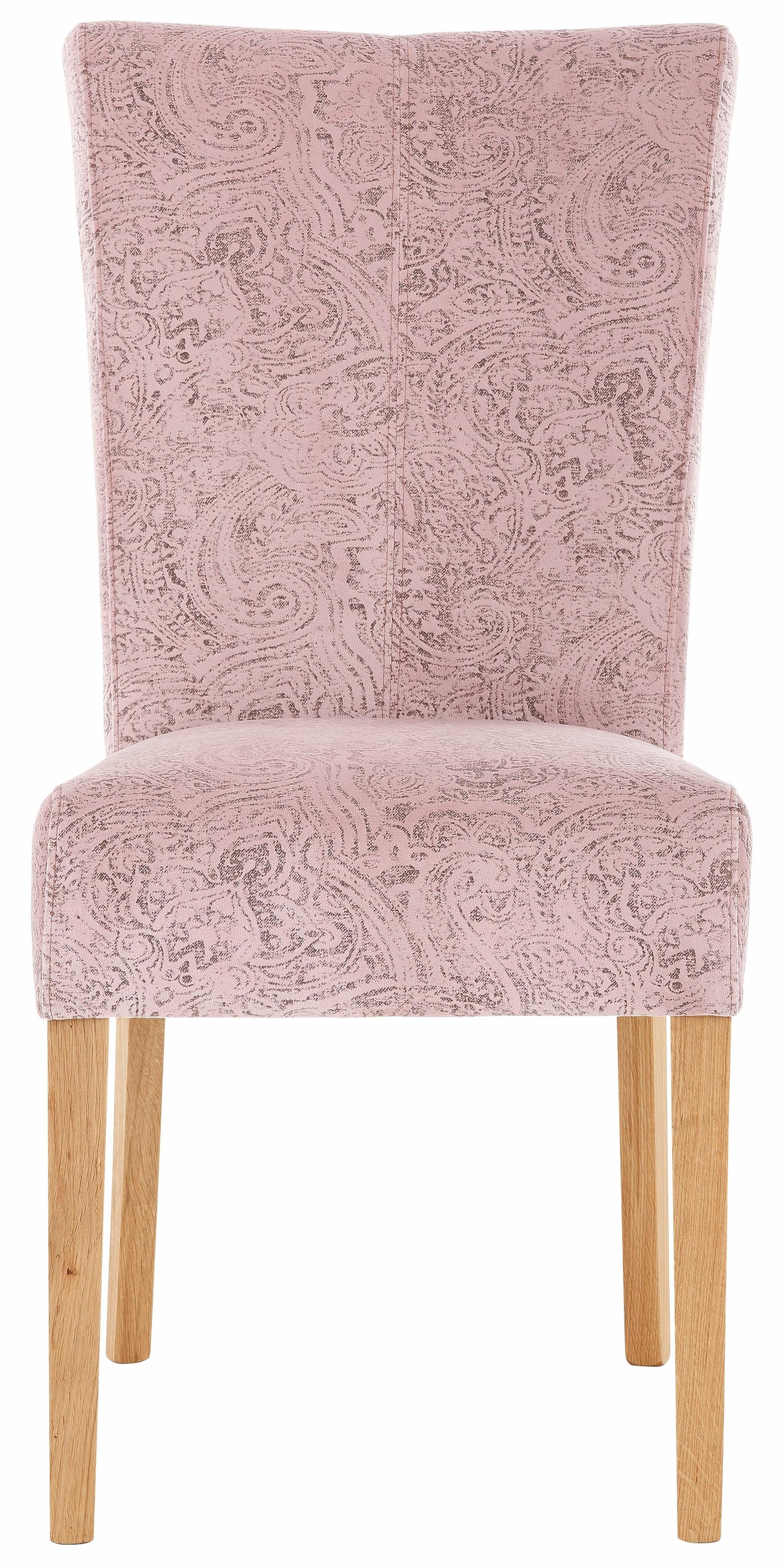 Home affaire Esszimmerstuhl »Queen Polsterstuhl BESTSELLER«, (Set), 6 St., Luxus-Microfaser, verschiedene Bezüge, Gestell Massivholz