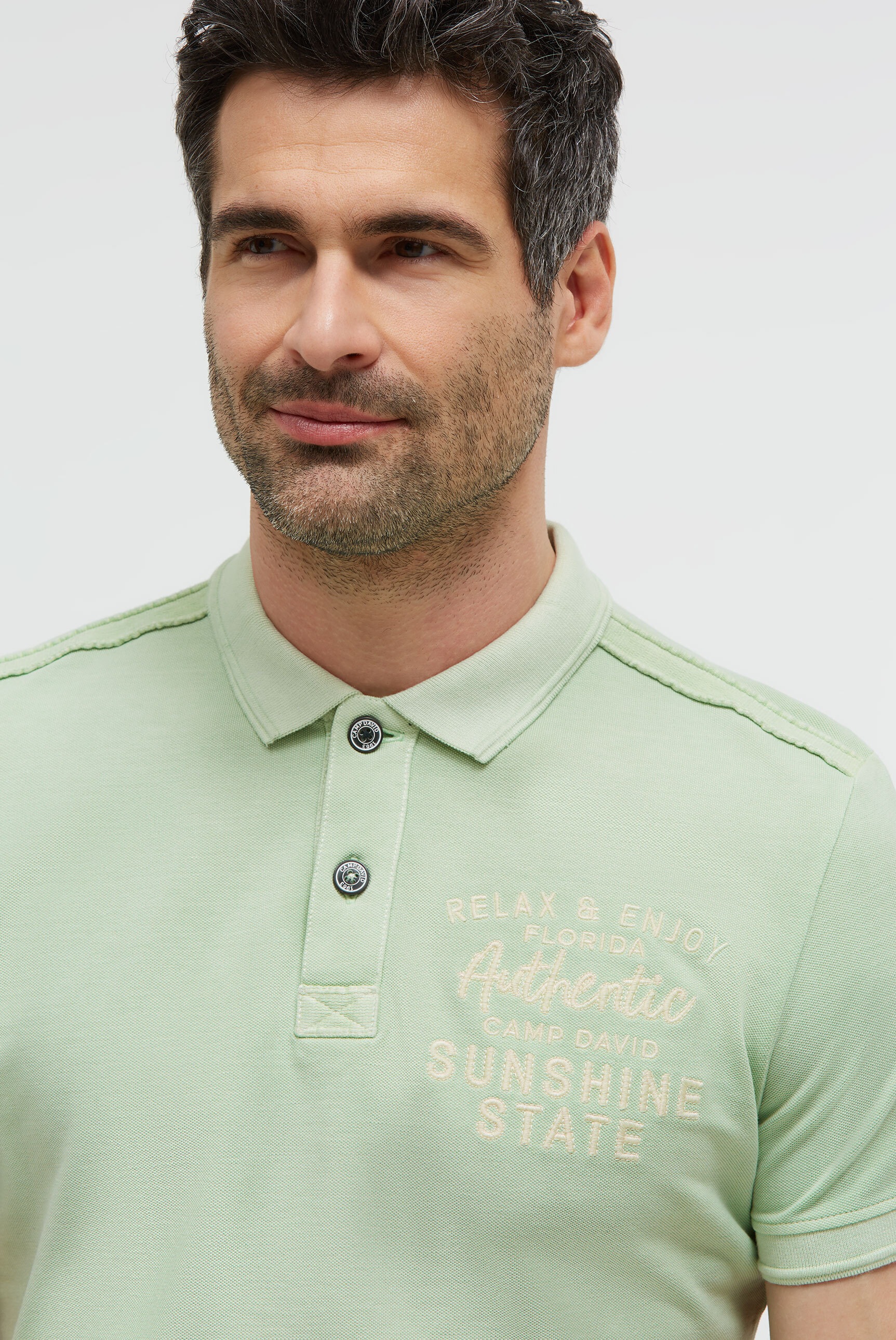 CAMP DAVID Poloshirt aus Baumwolle