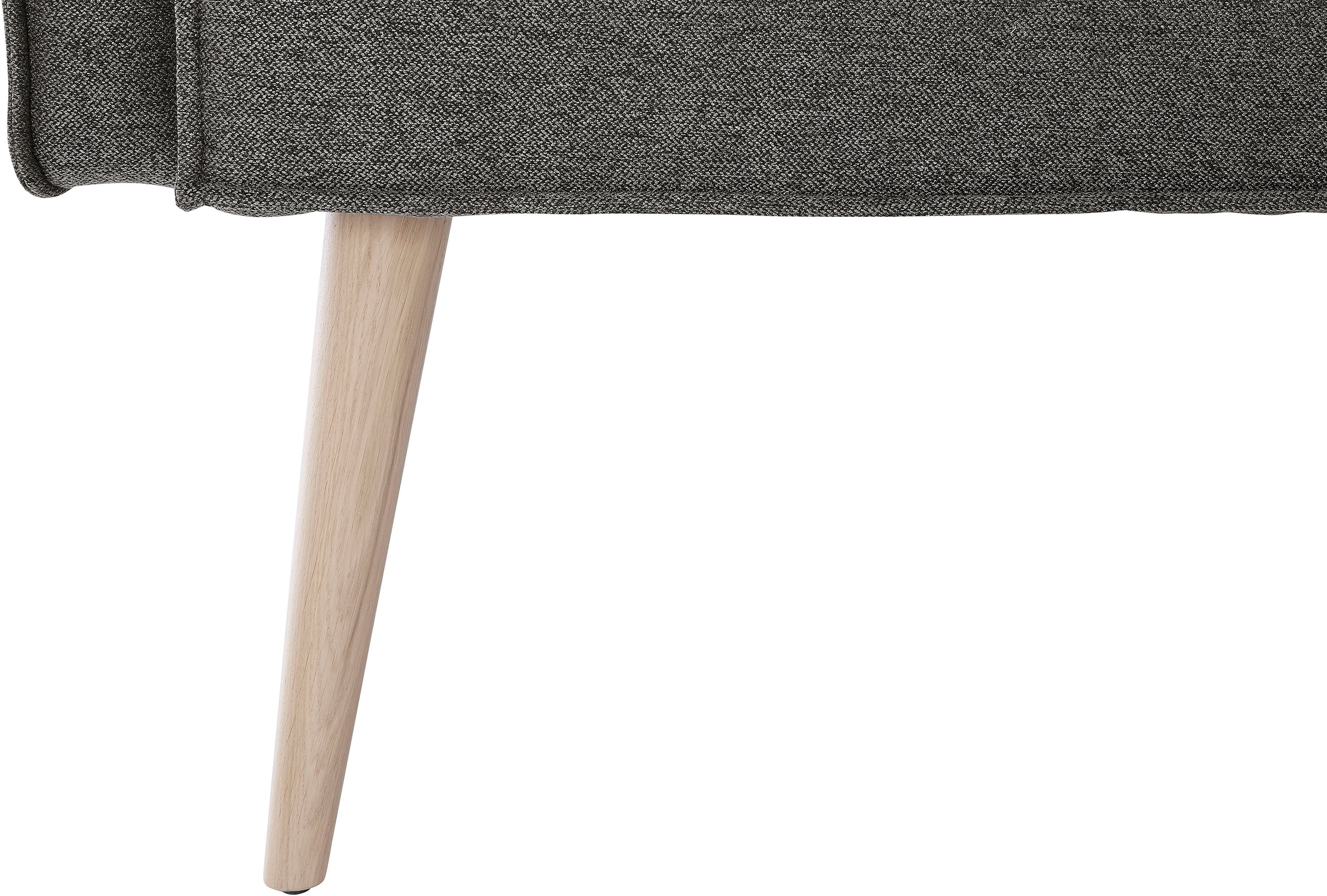 exxpo - sofa fashion Eckbank »Lungo, moderne Kedernaht, bequem und elegant, hoher Holzfuß«, hochwertige Detailverarbeitung, frei im Raum stellbar