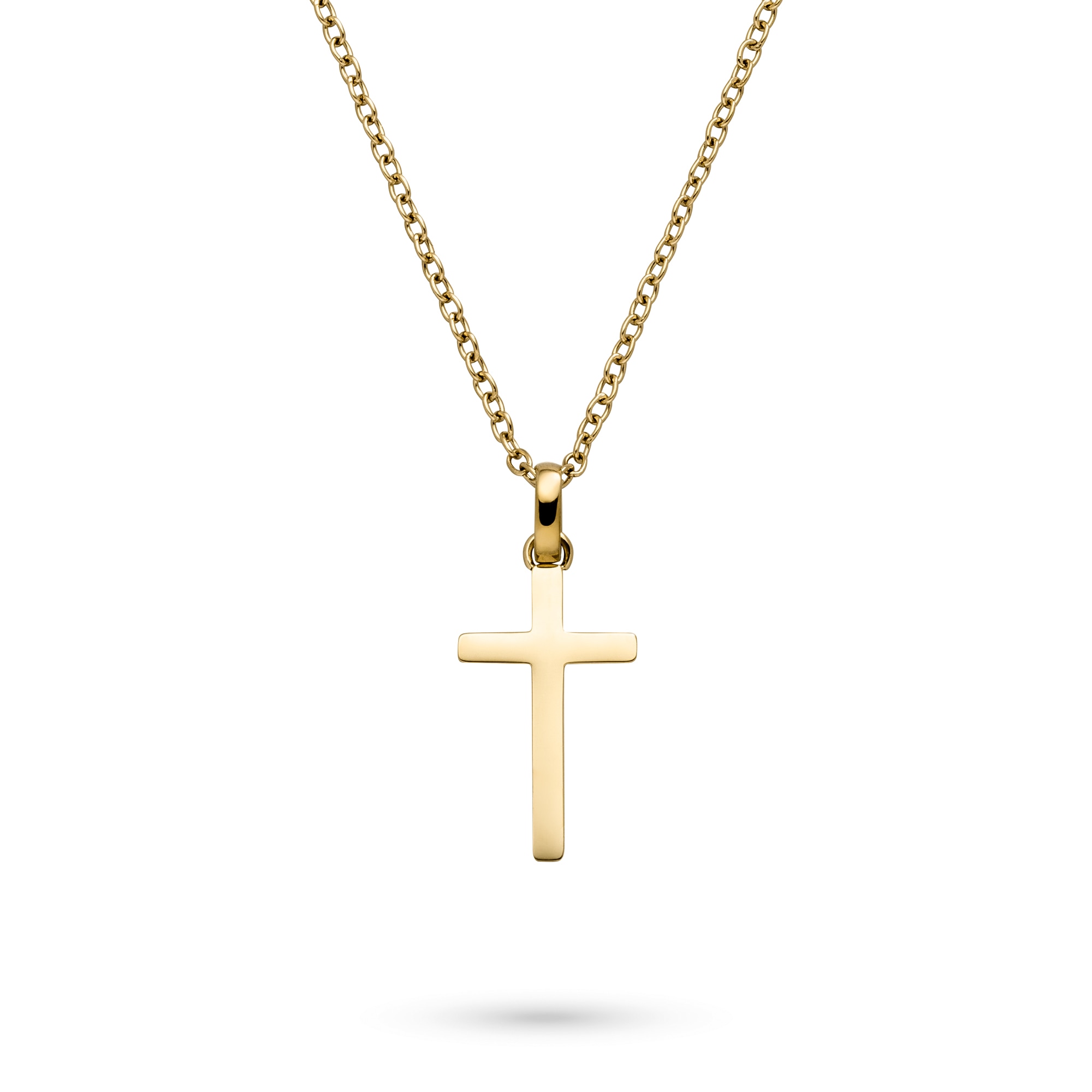s.Oliver Kette mit Anhänger »Modern Cross, Kreuz-Optik«