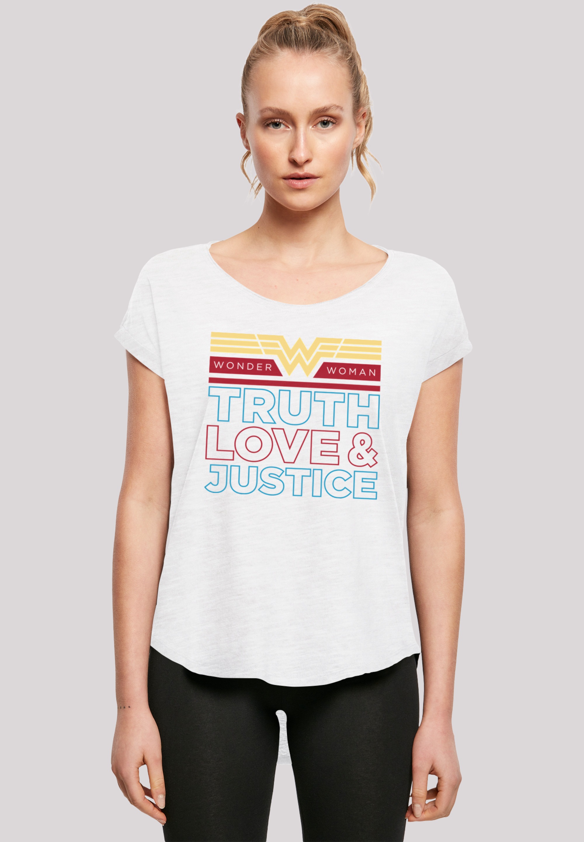 F4NT4STIC T-Shirt "DC Comics Wonder Woman 84 Truth Love And Justice", Print günstig online kaufen